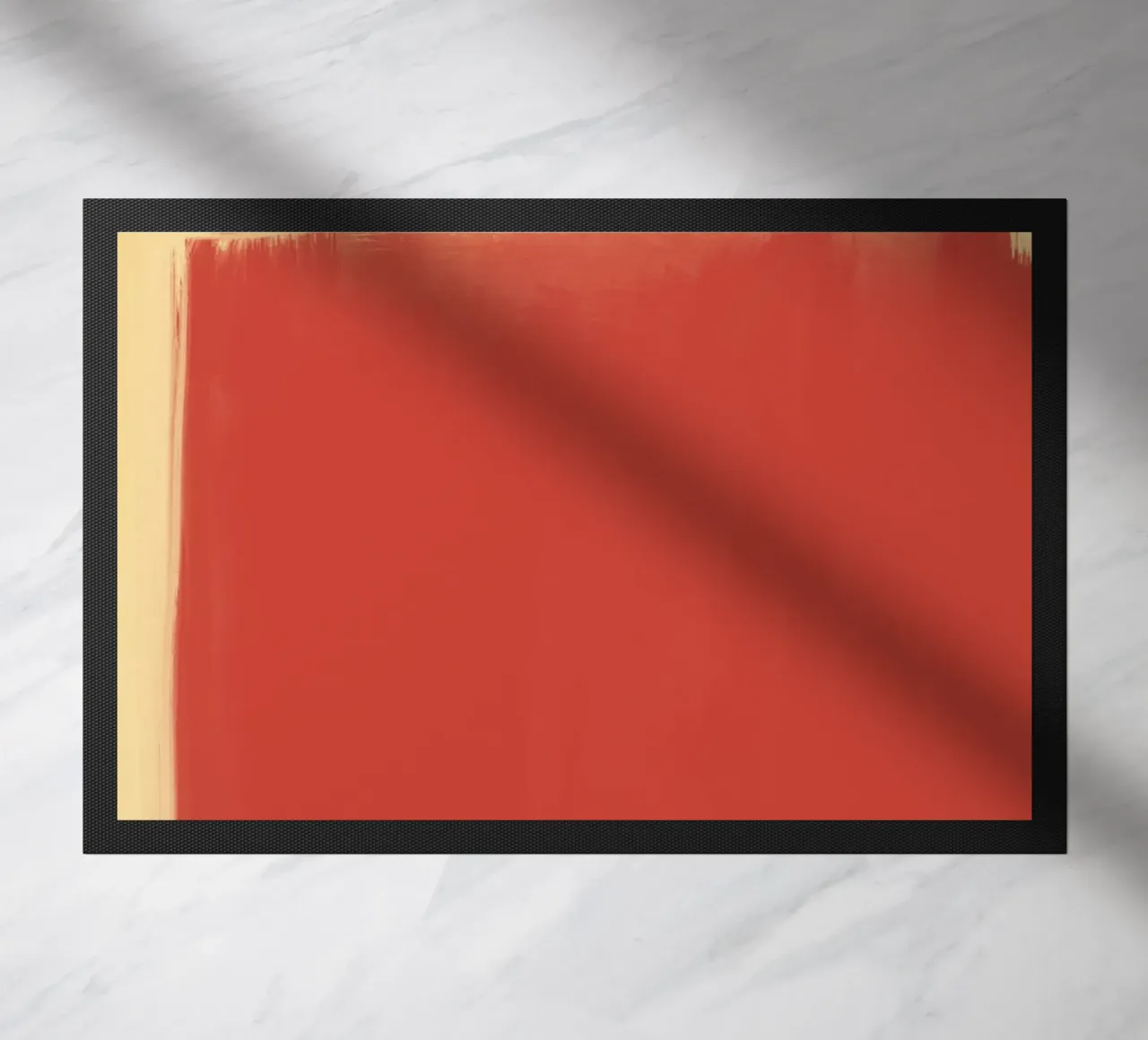 Minimal solid warm doormat by Little Dean