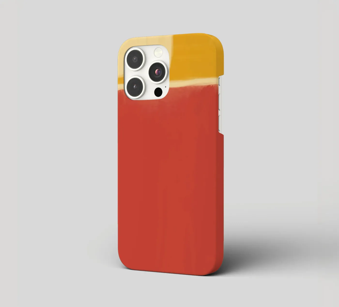 Minimal solid warm iphone case by Little Dean