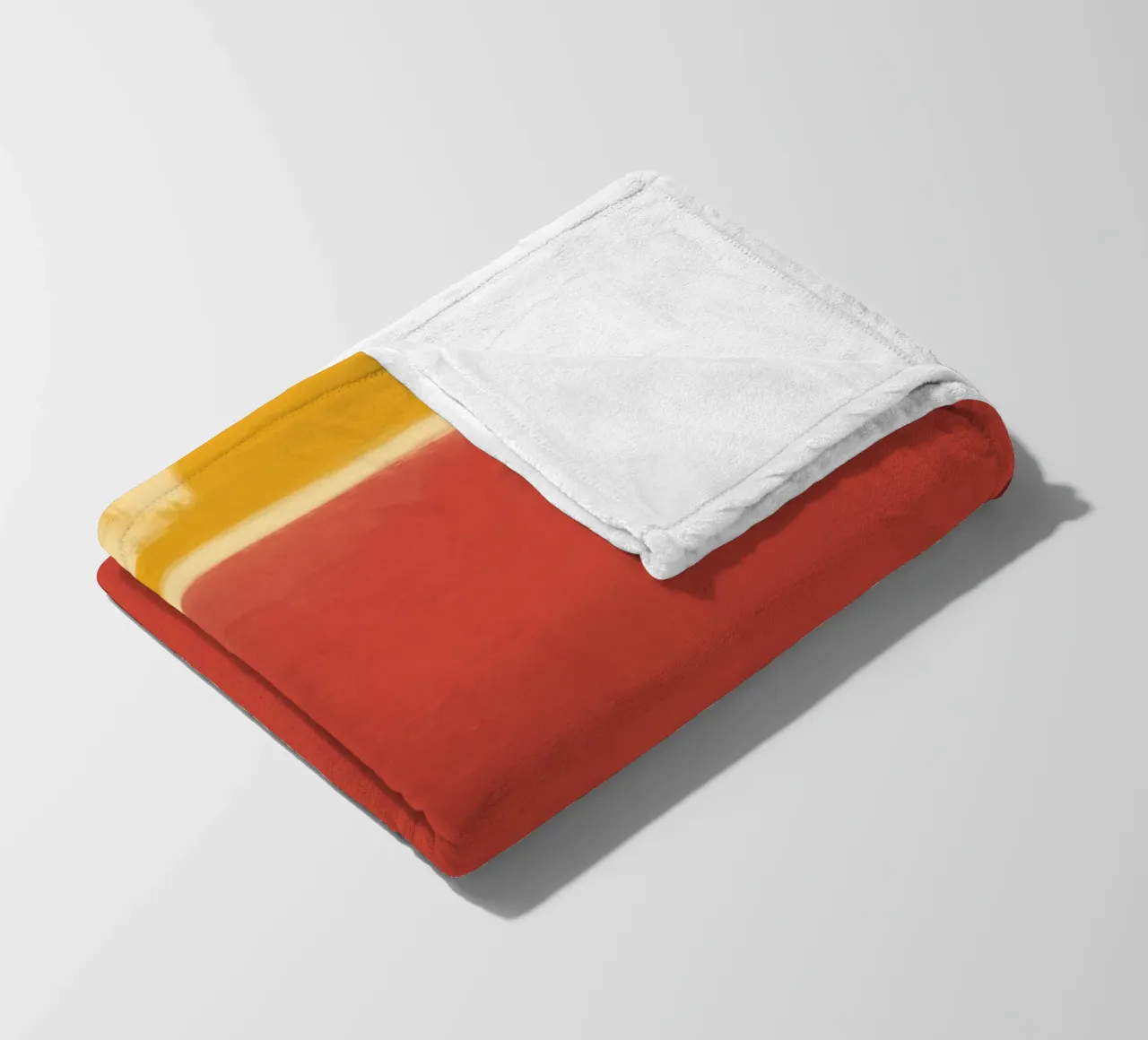 Minimal solid warm fleece blanket by Little Dean