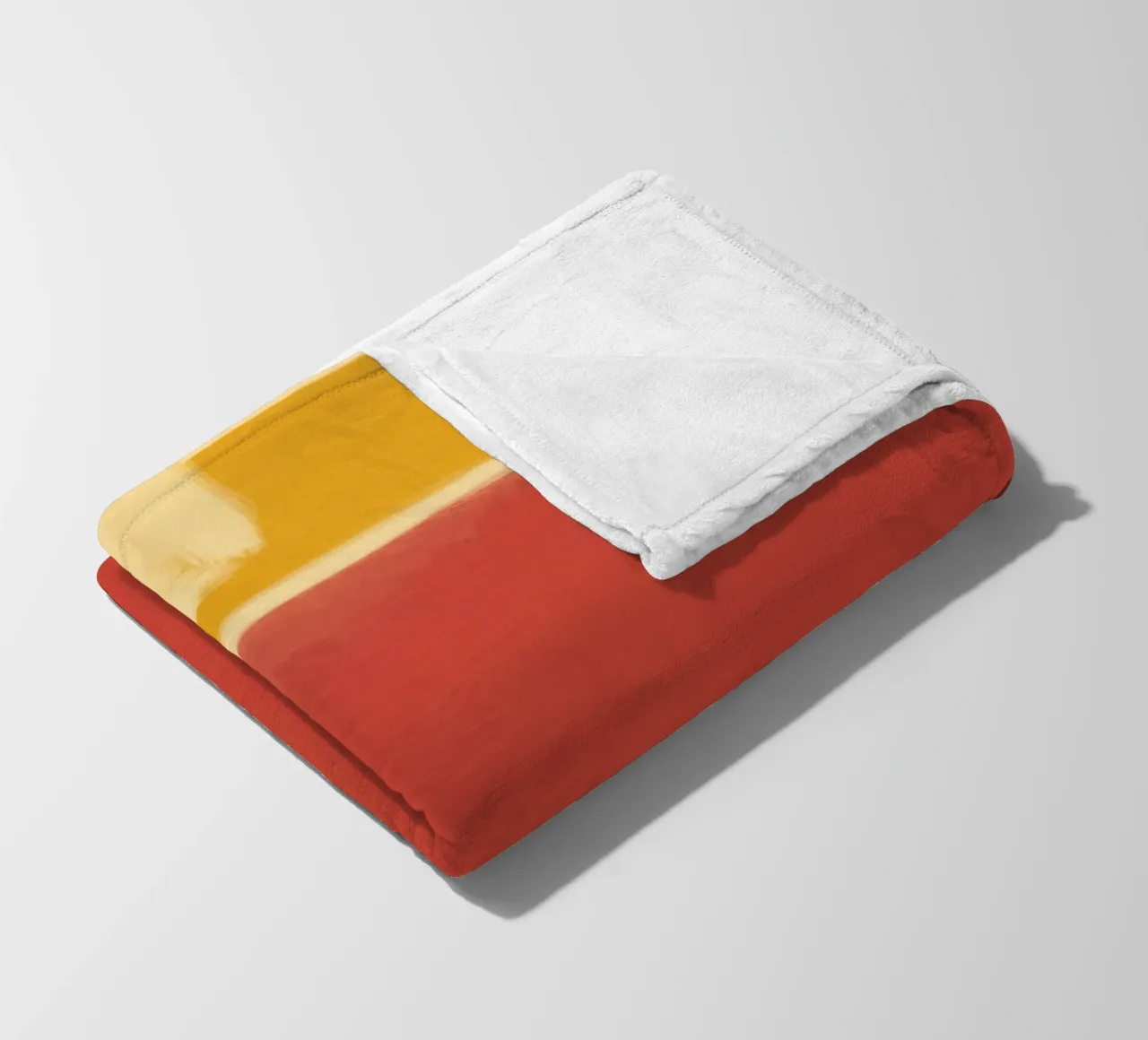 Minimal solid warm fleece blanket by Little Dean