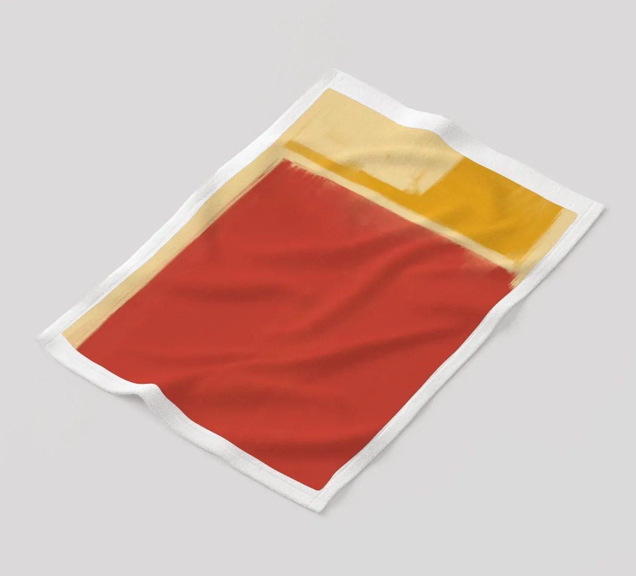 Minimal solid warm fleece blanket by Little Dean