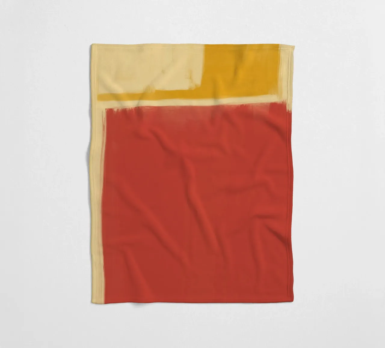 Minimal solid warm fleece blanket by Little Dean
