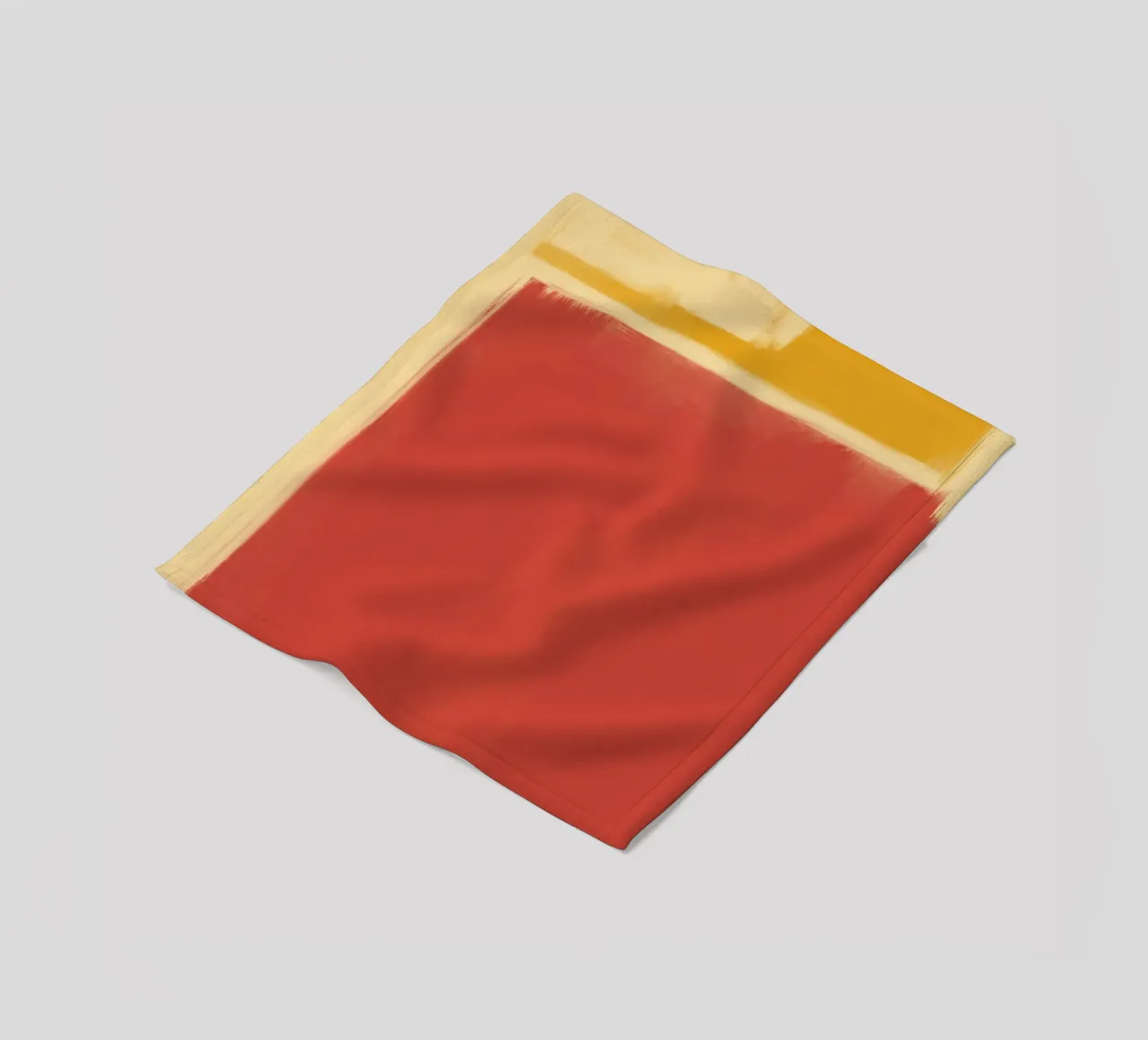 Minimal solid warm fleece blanket by Little Dean