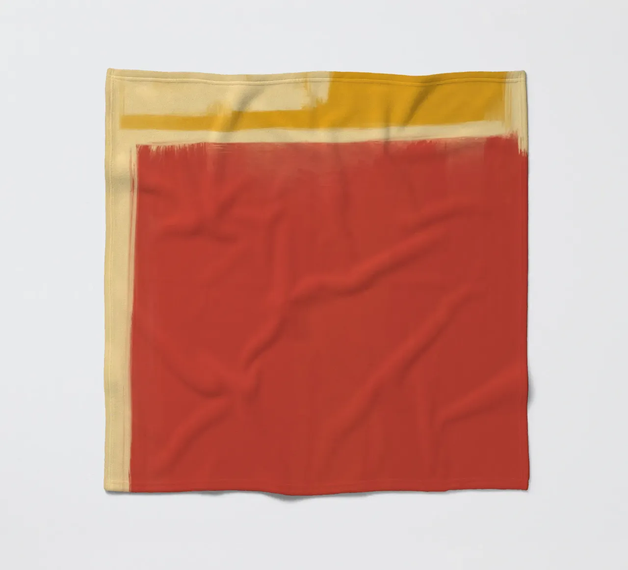 Minimal solid warm fleece blanket by Little Dean