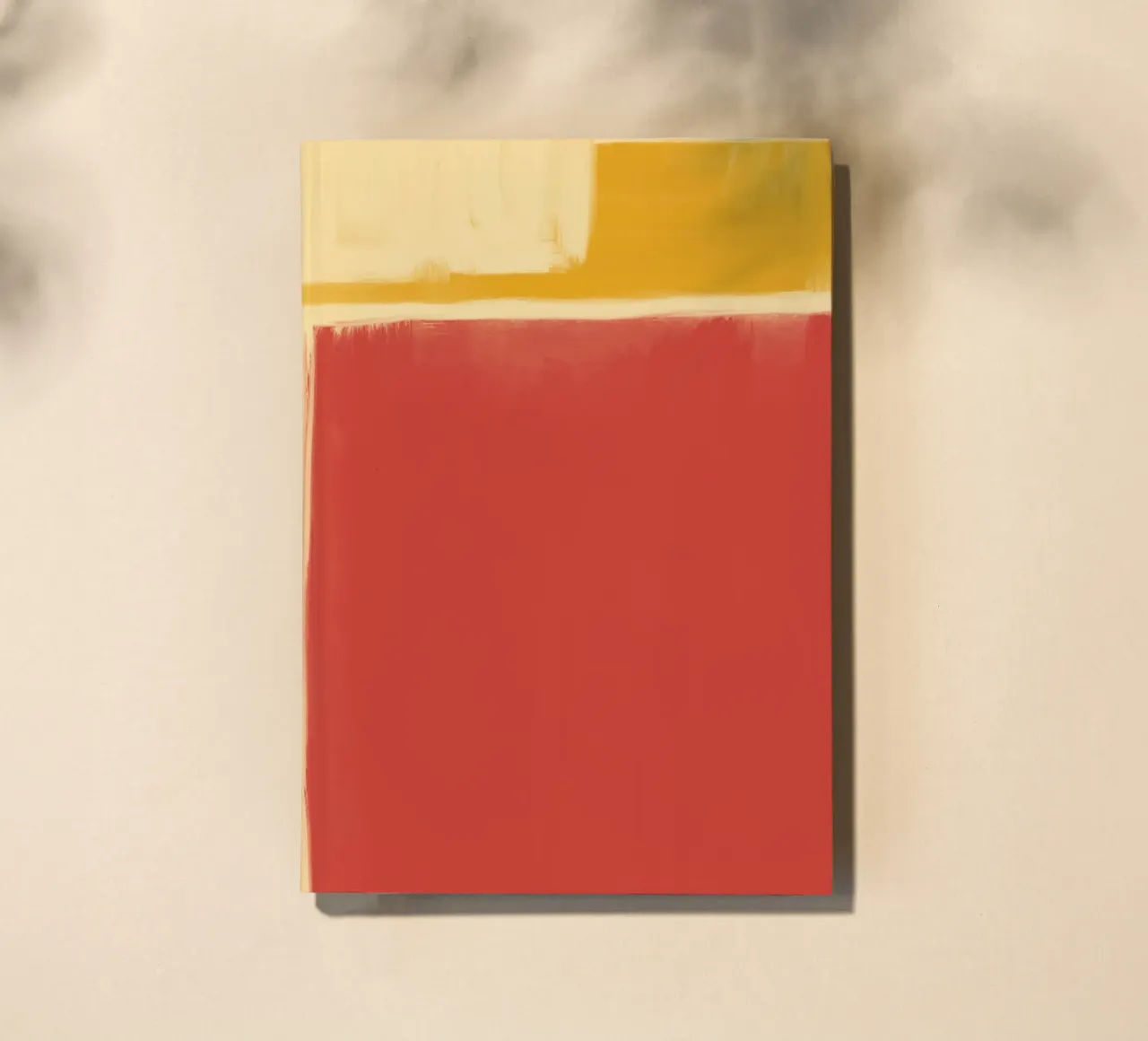 Minimal solid warm notebook by Little Dean