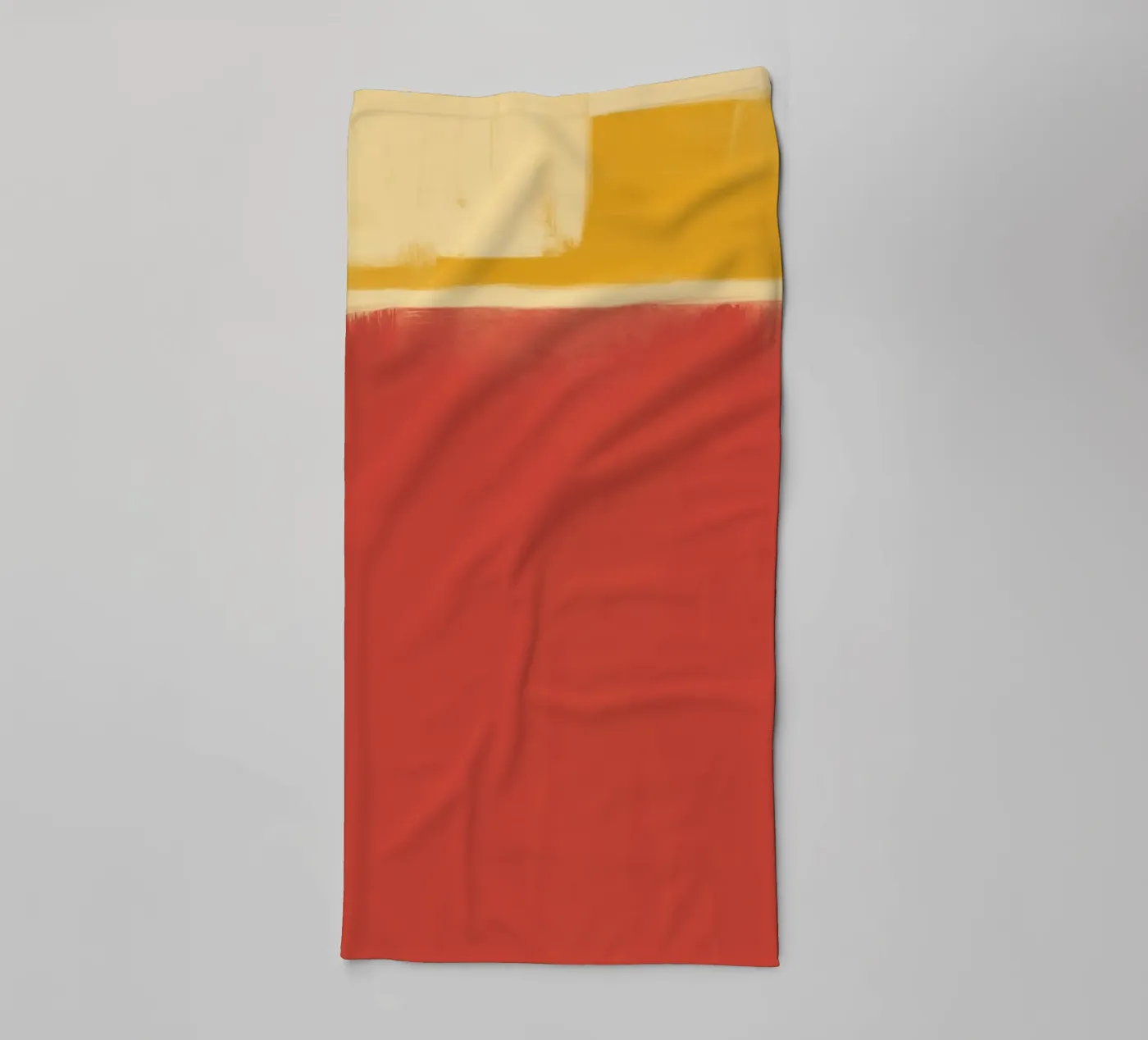 Minimal solid warm Handtuch von Little Dean