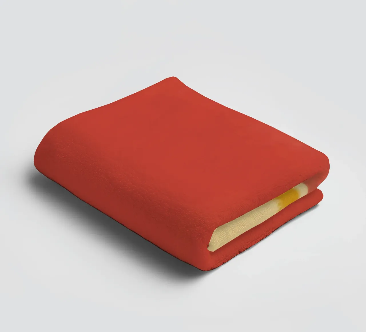 Minimal solid warm towel by Little Dean
