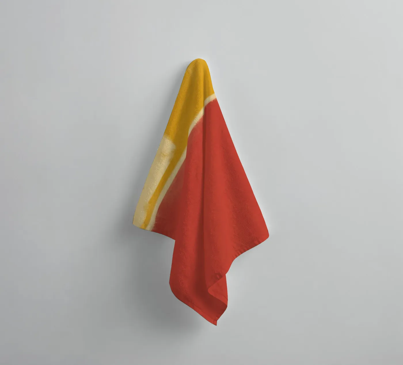 Minimal solid warm towel by Little Dean