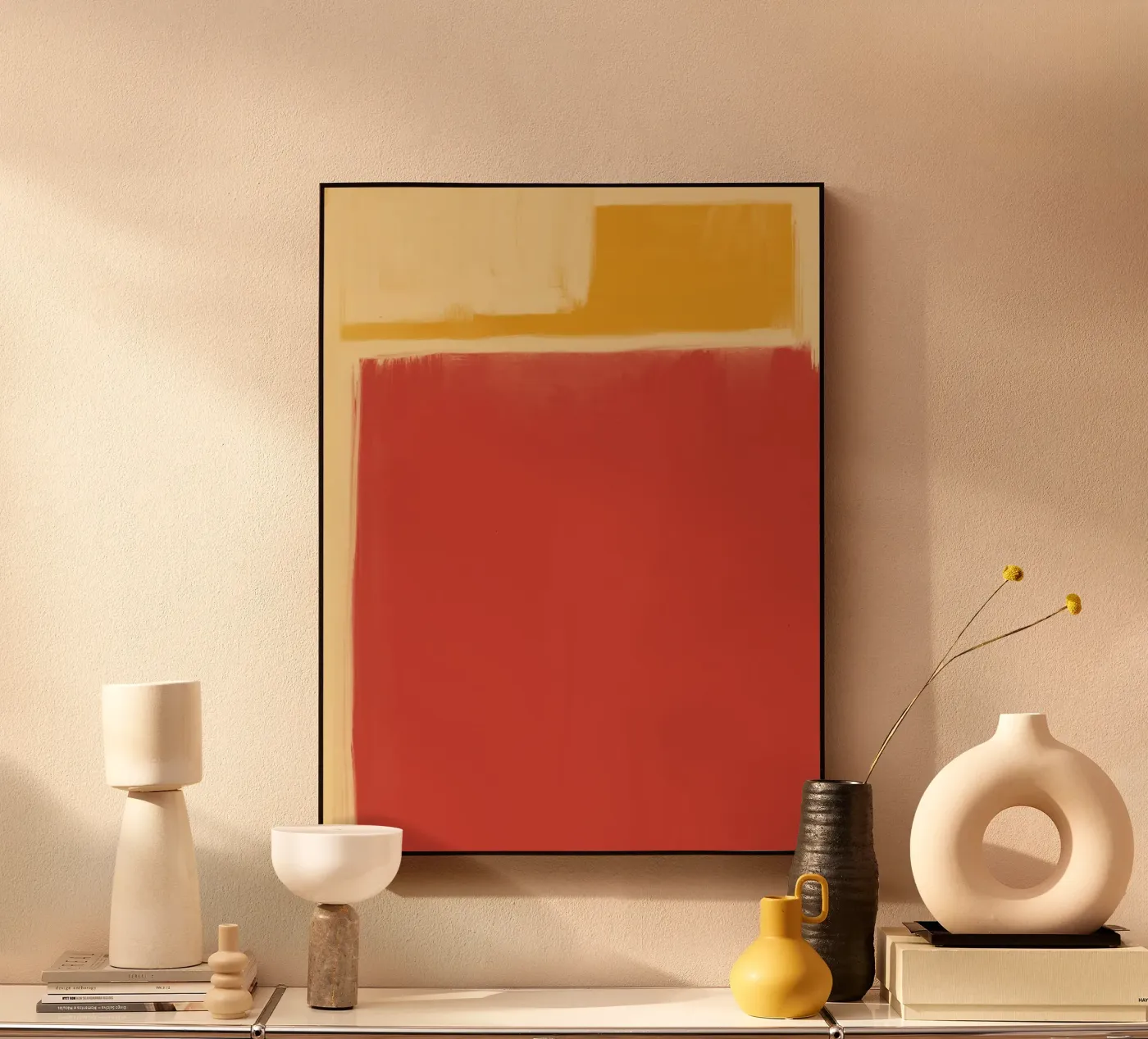 Minimal solid warm plexiglas de Little Dean