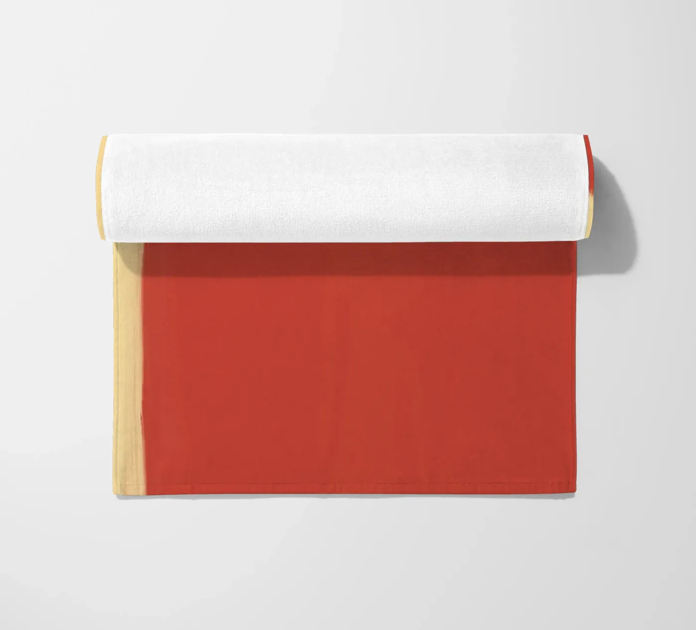 Minimal solid warm serviette de plage de Little Dean