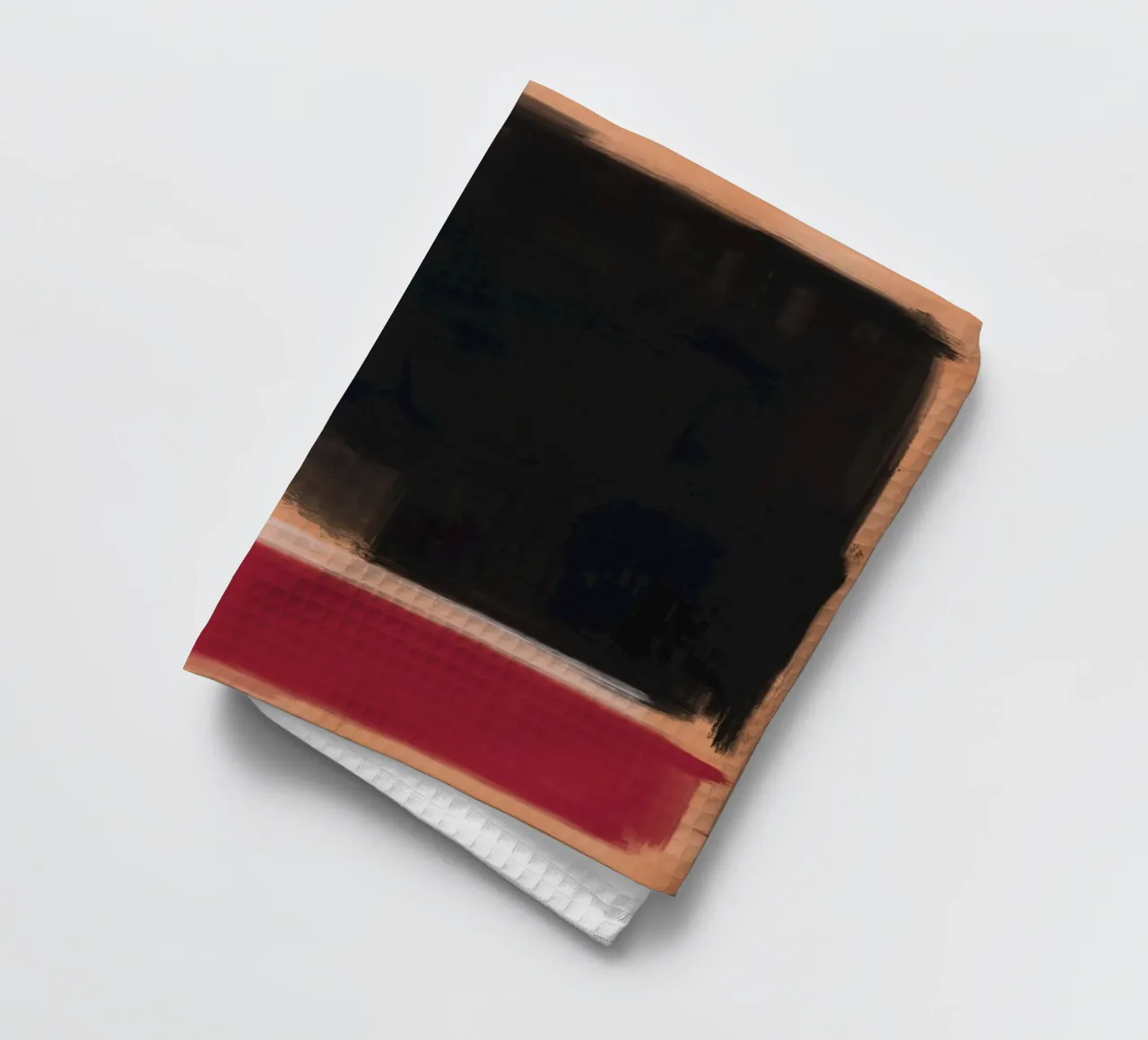 Minimal Black abstract torchon de Little Dean
