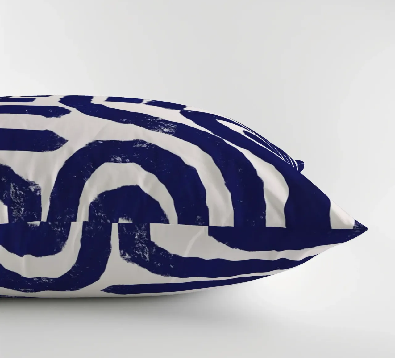 Modello a linee arrugginite cuscino da Little Dean