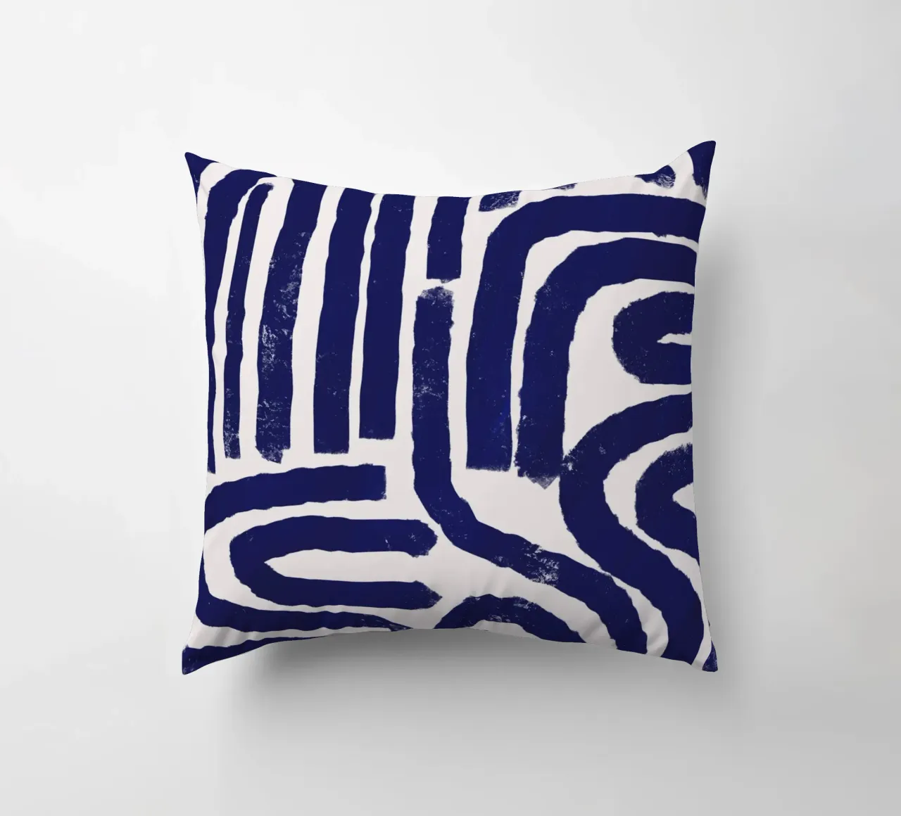 Modello a linee arrugginite cuscino da Little Dean