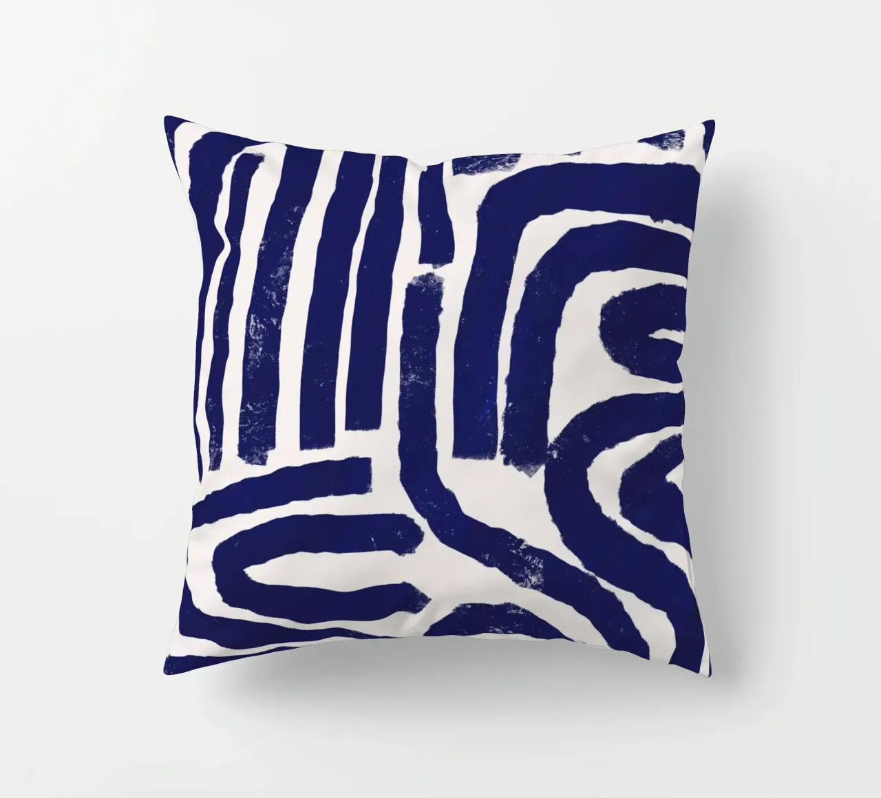 Modello a linee arrugginite cuscino da Little Dean