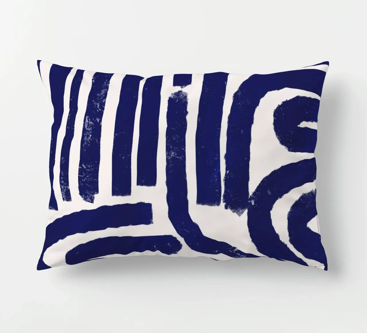 Modello a linee arrugginite cuscino da Little Dean