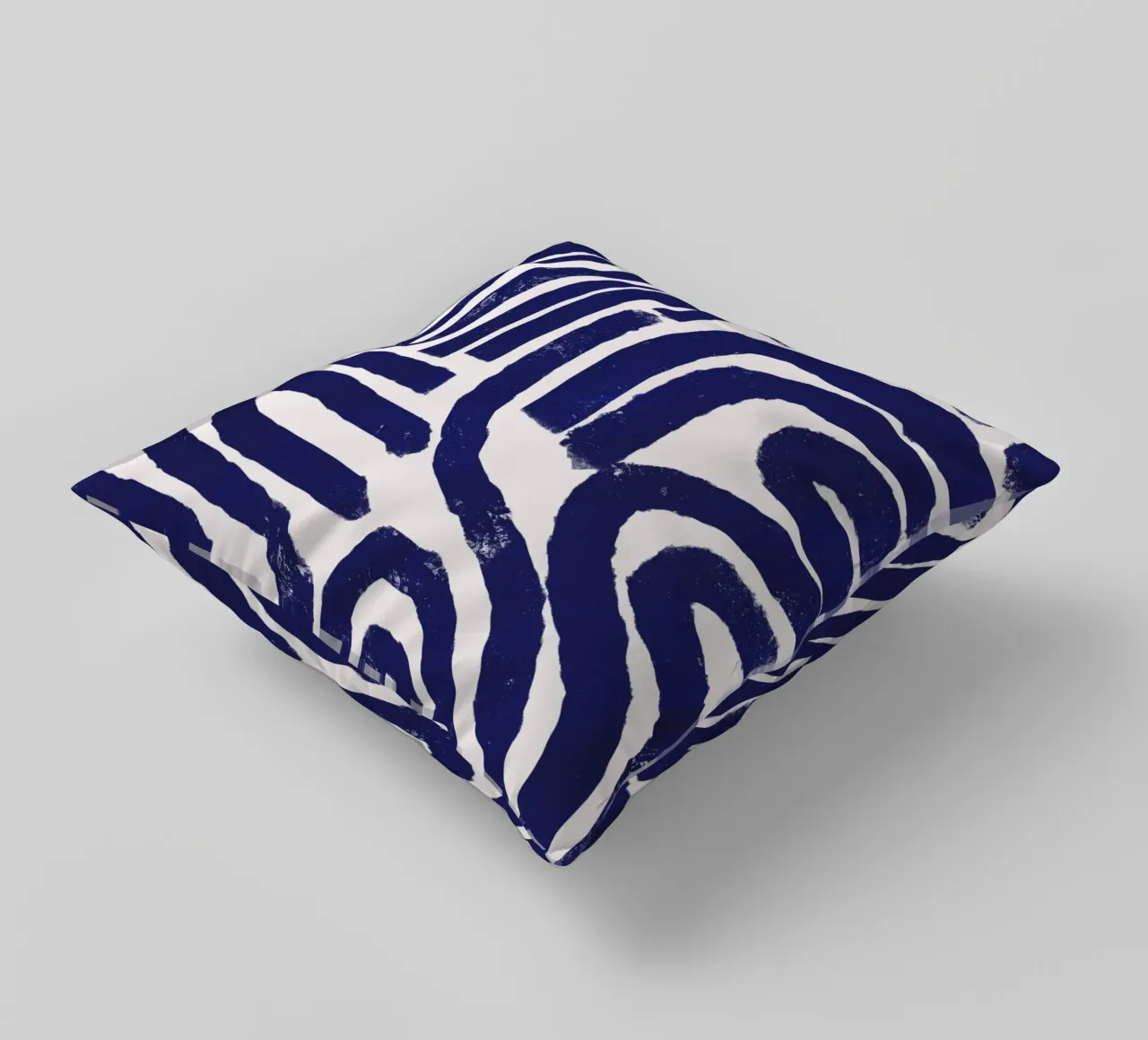 Modello a linee arrugginite cuscino da Little Dean