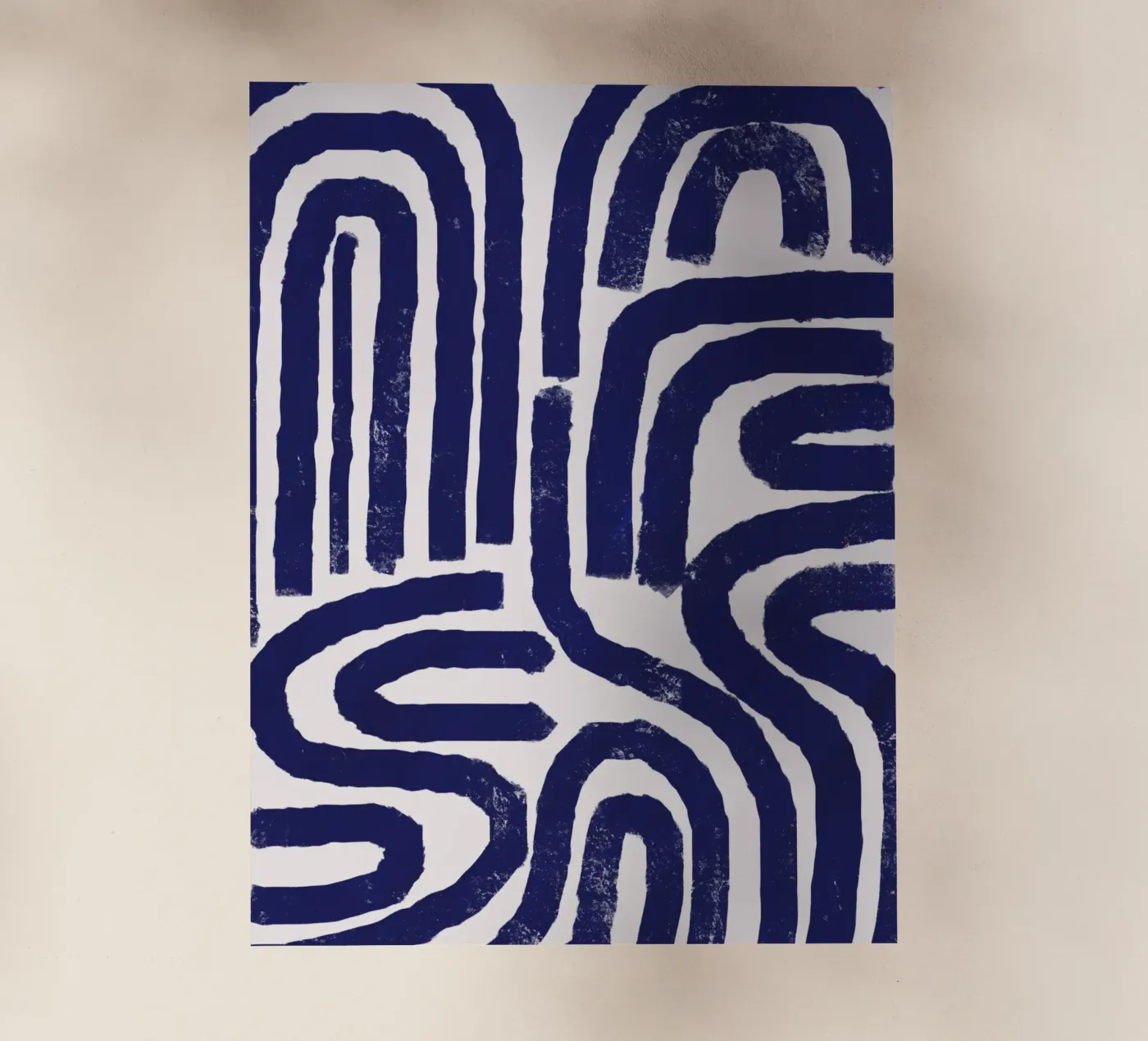 Roestig lijnenspel backlit folie van Little Dean