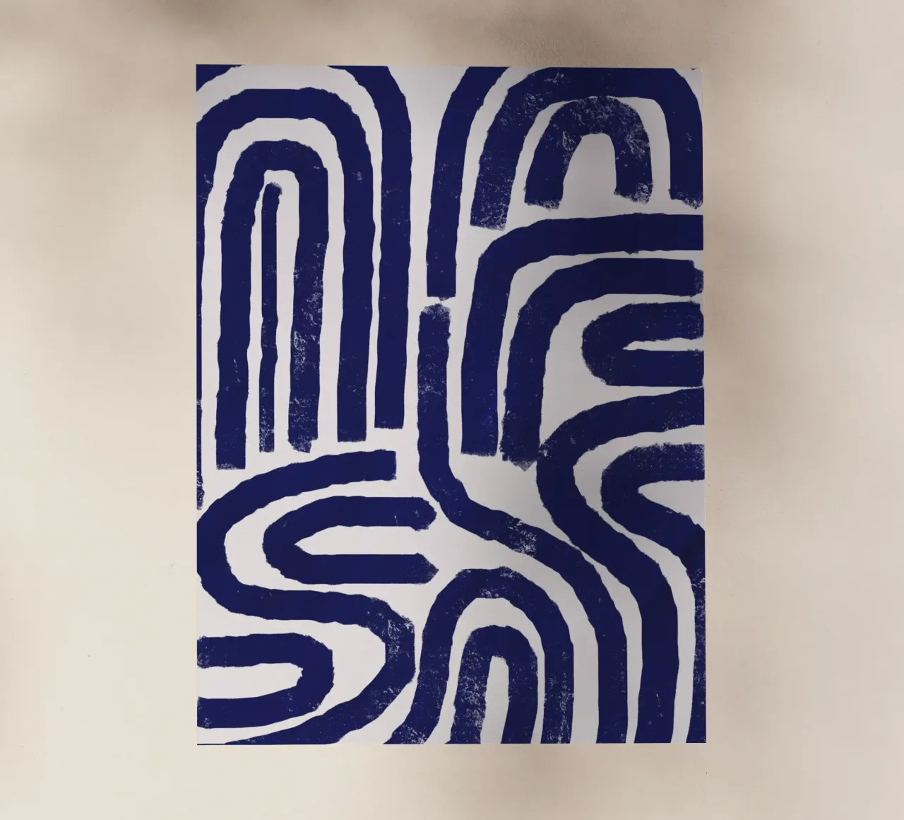 Modello a linee arrugginite pellicola backlit da Little Dean