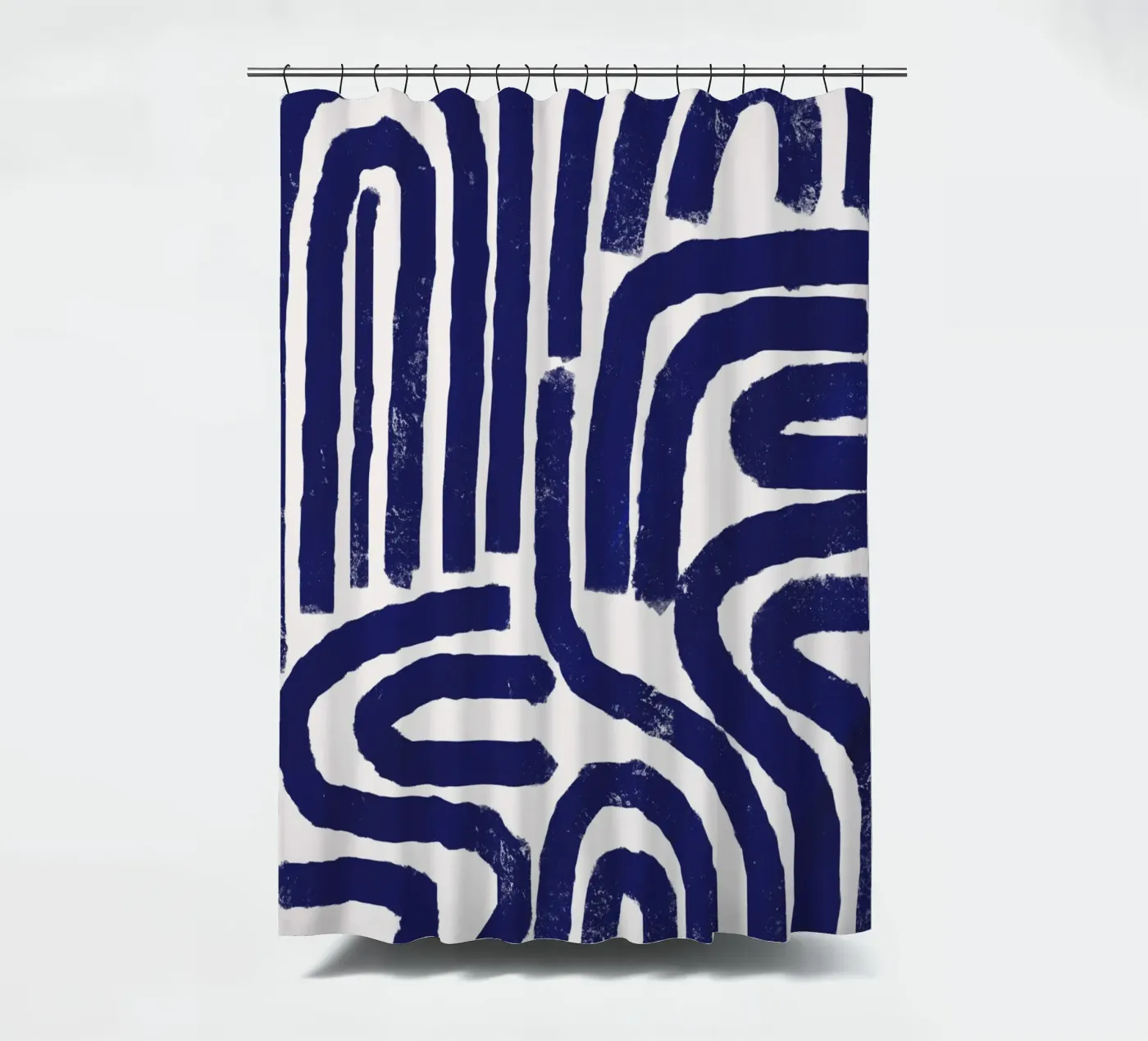 Rusty line pattern Duschvorhang von Little Dean