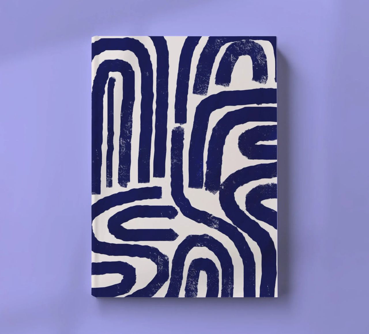 Rusty line pattern notebook by Little Dean