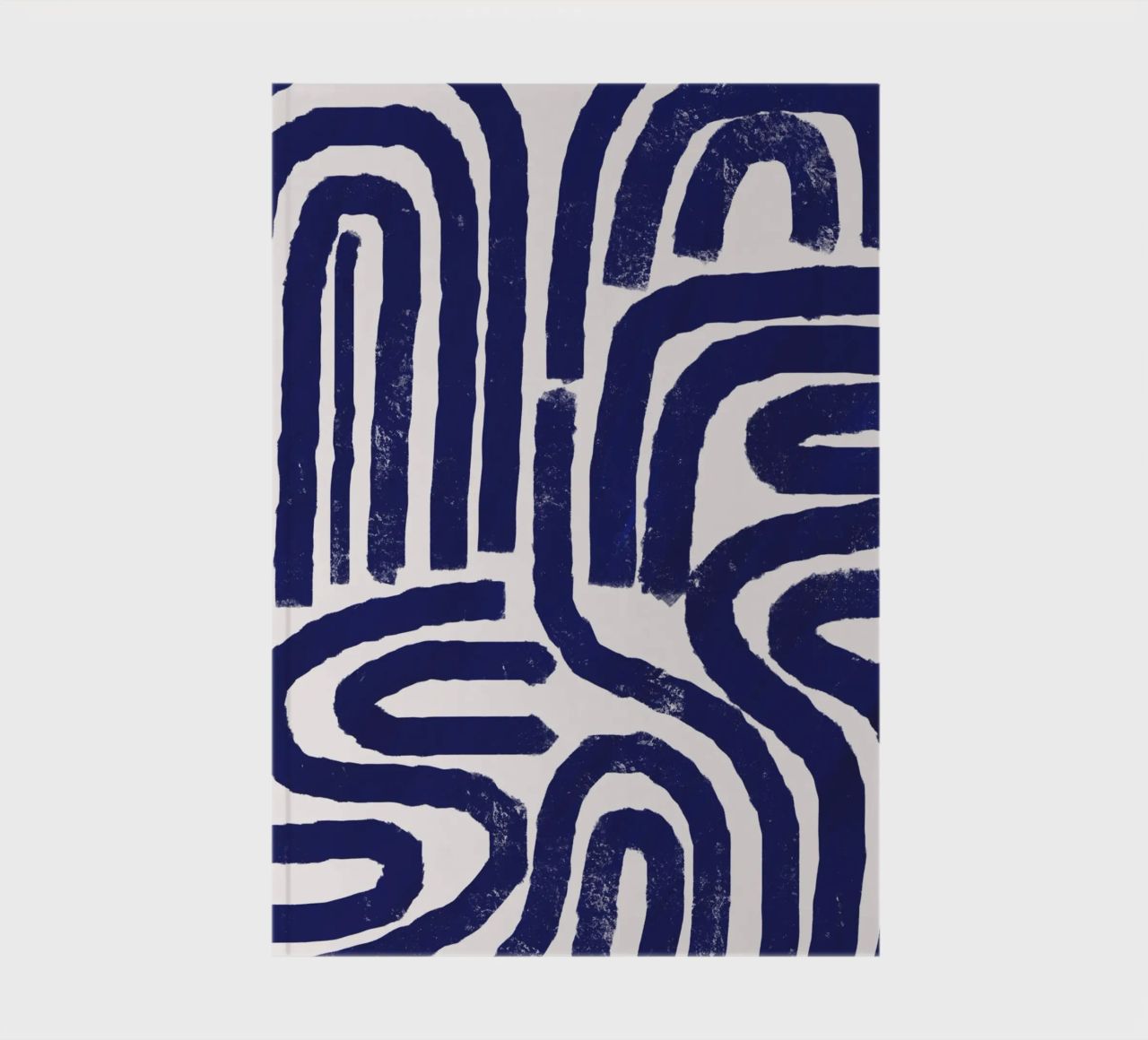 Rusty line pattern notebook by Little Dean