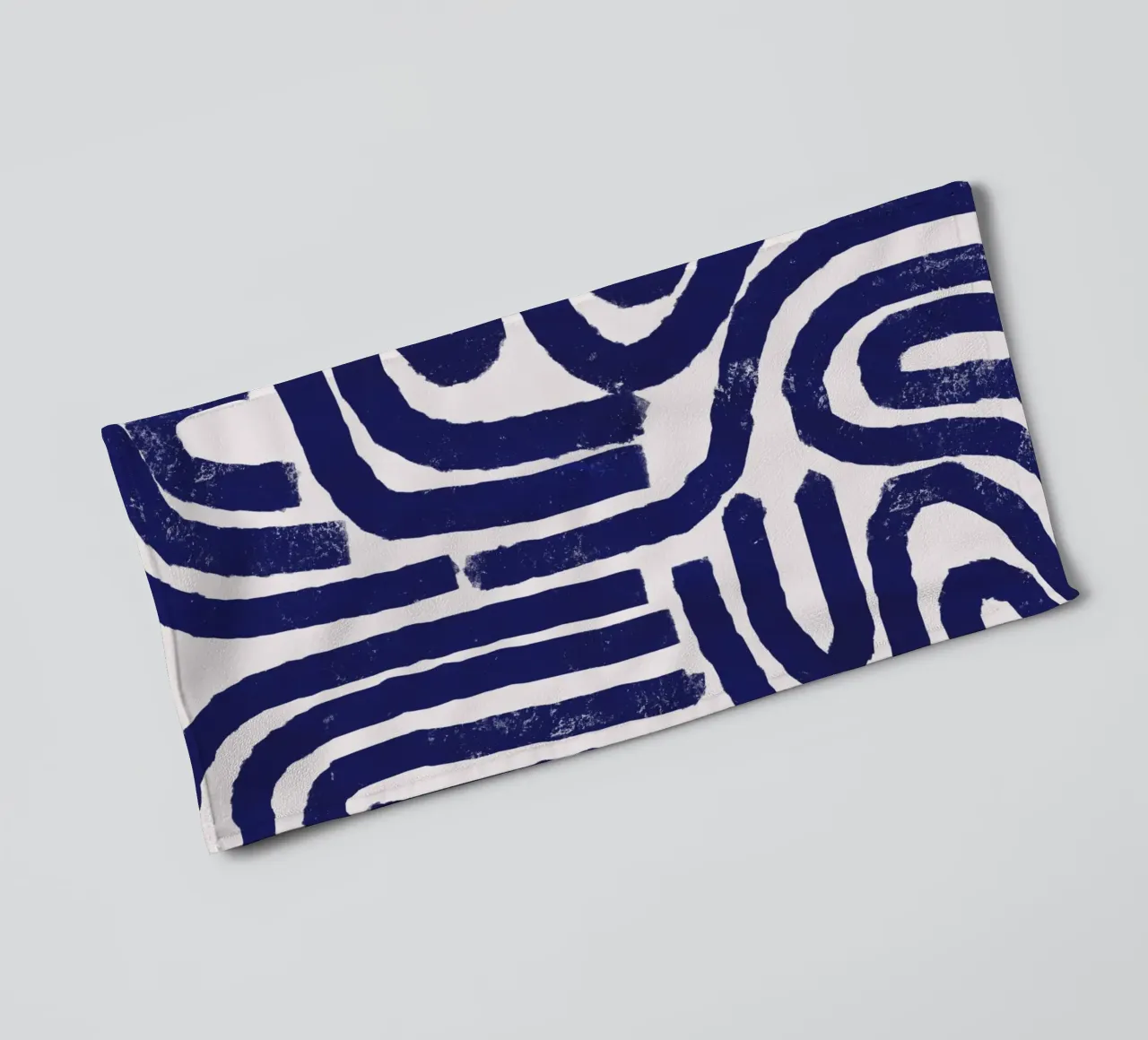 Rostiges Linienmuster Handtuch von Little Dean