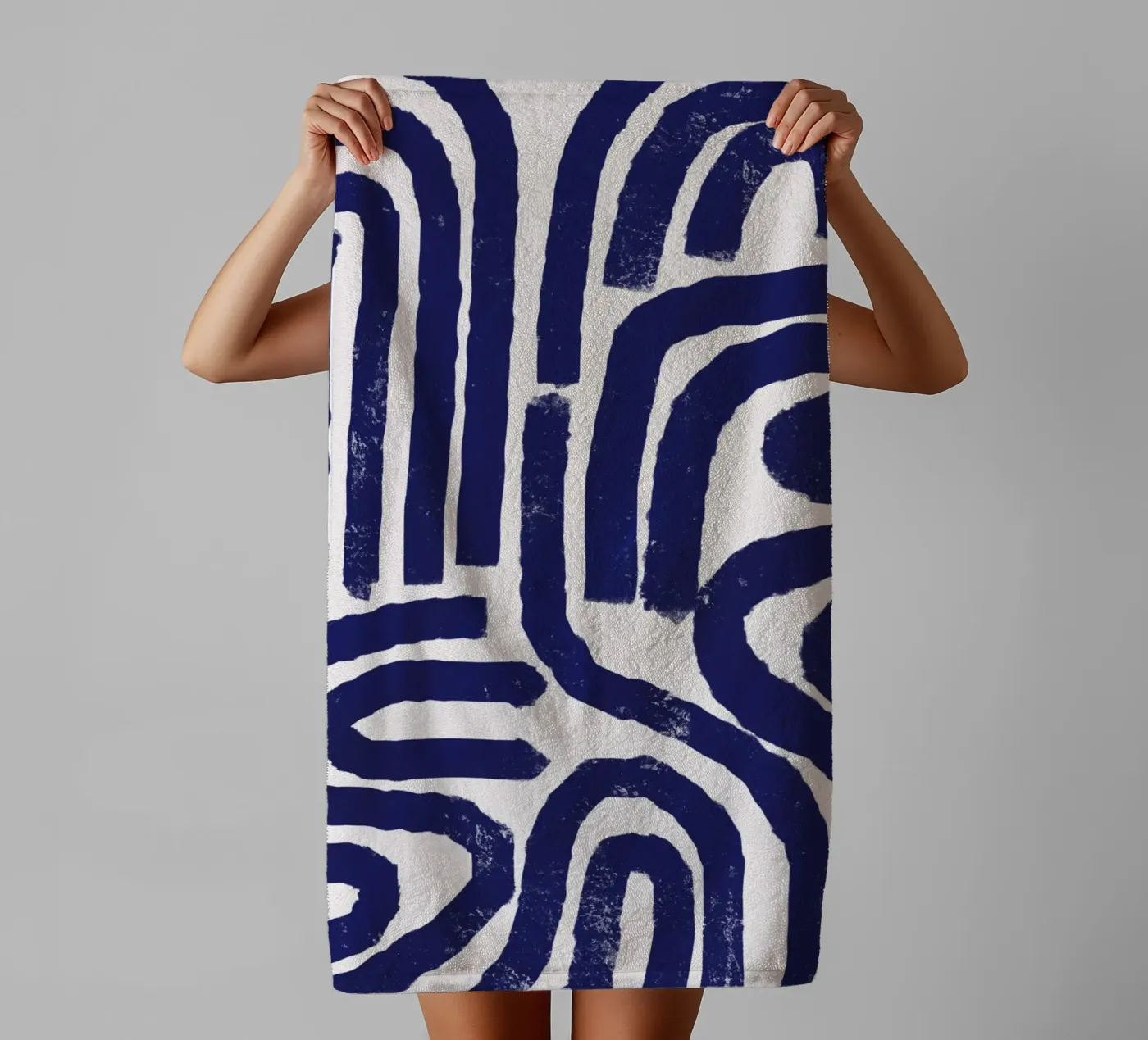 Rusty line pattern serviette de bain de Little Dean