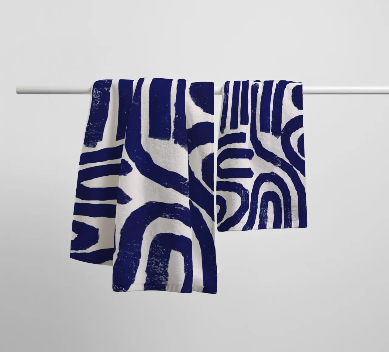 Motif de lignes rouillées serviette de bain de Little Dean