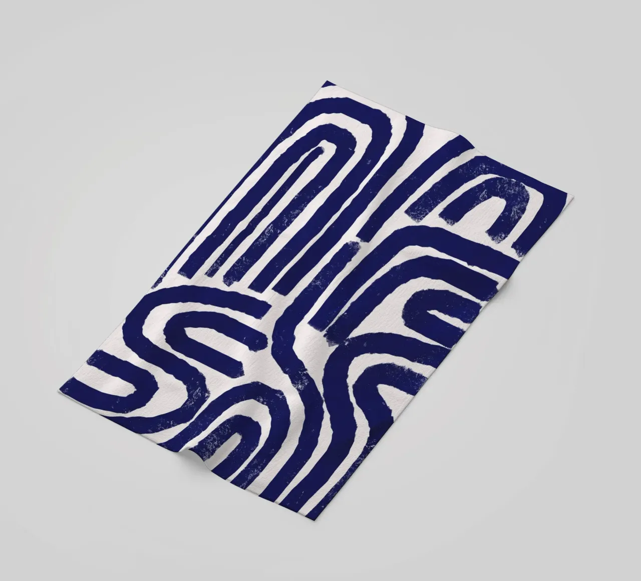 Rusty line pattern beach towel by Little Dean