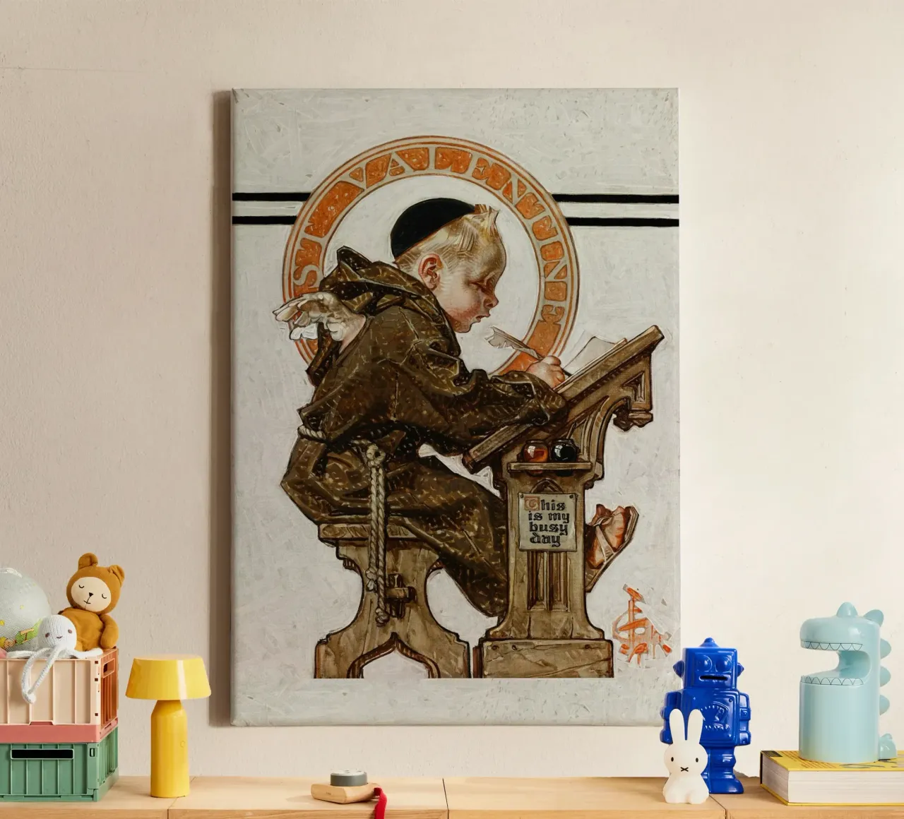 JCL 005 tela con Cornice a cassetta da JC Leyendecker