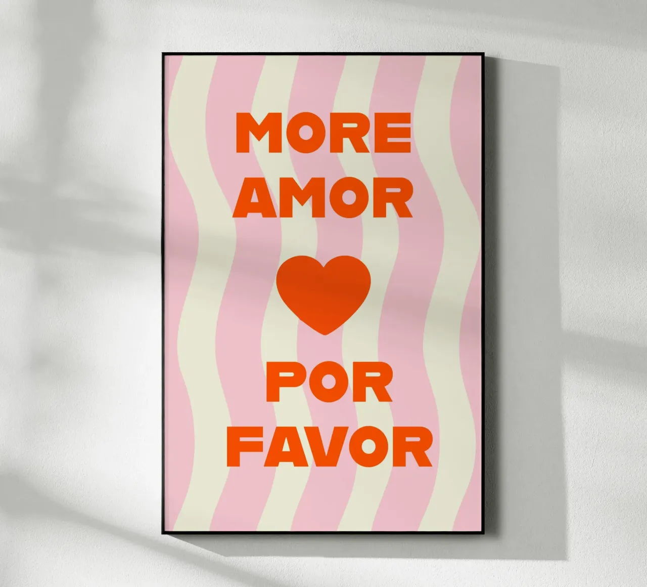 MORE AMOR POR FAVOR Acryl-Glas von STUDIO 4H37