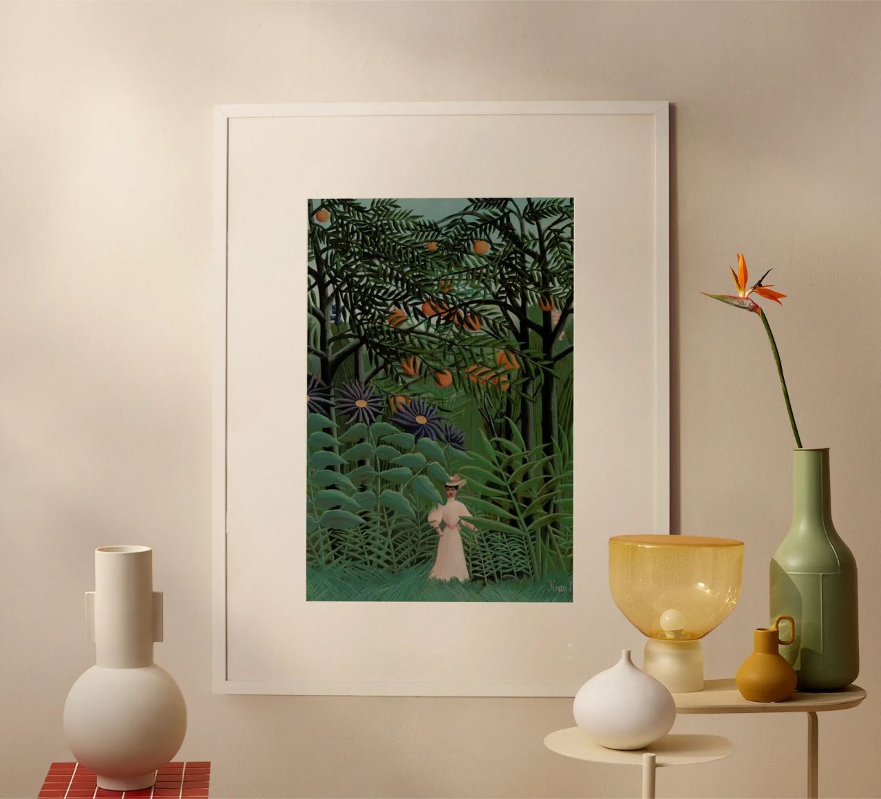 Rousseau - Woman Walking in an Exotic Forest poster da ARTOTHEK