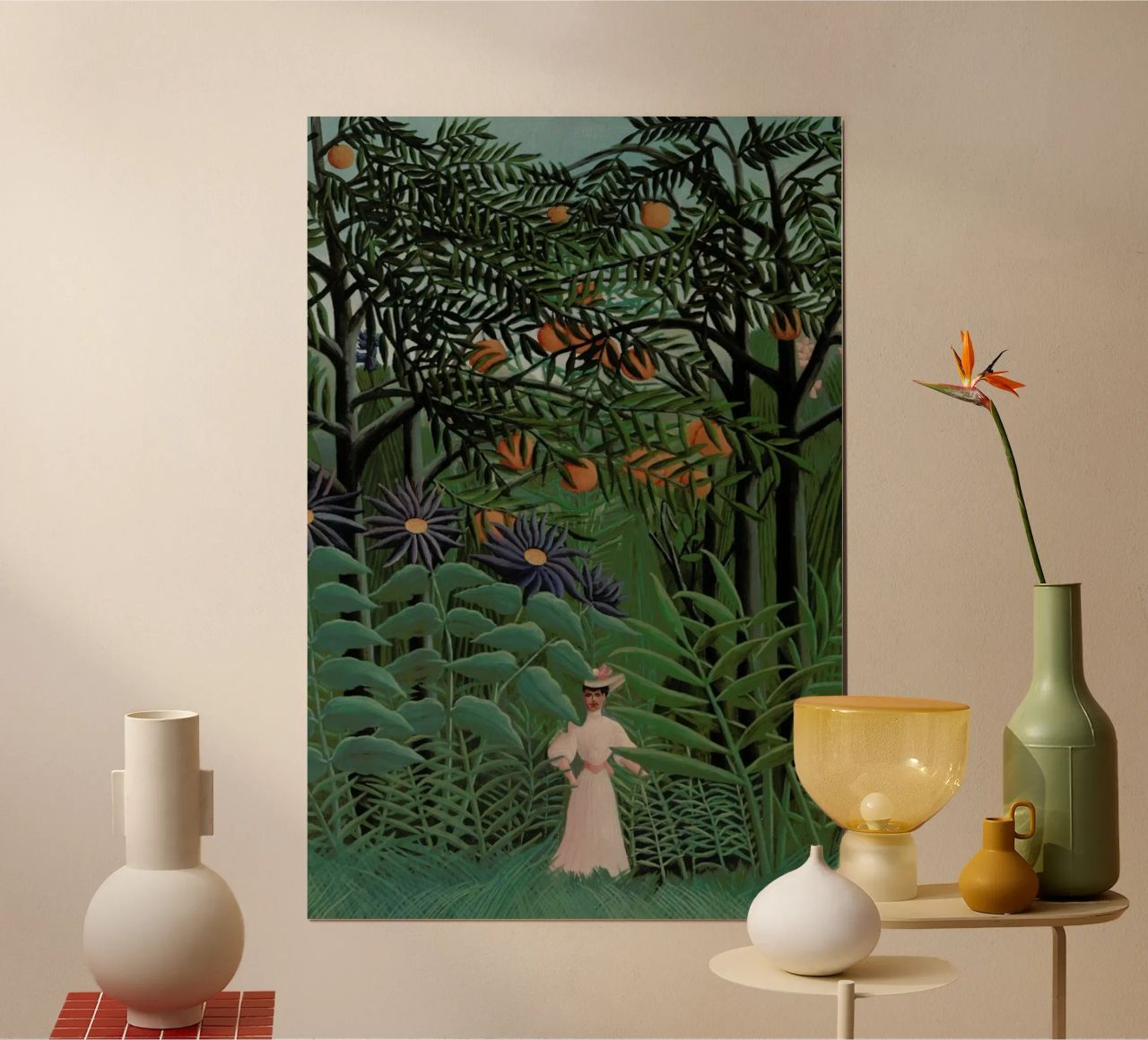 Rousseau - Woman Walking in an Exotic Forest poster da ARTOTHEK