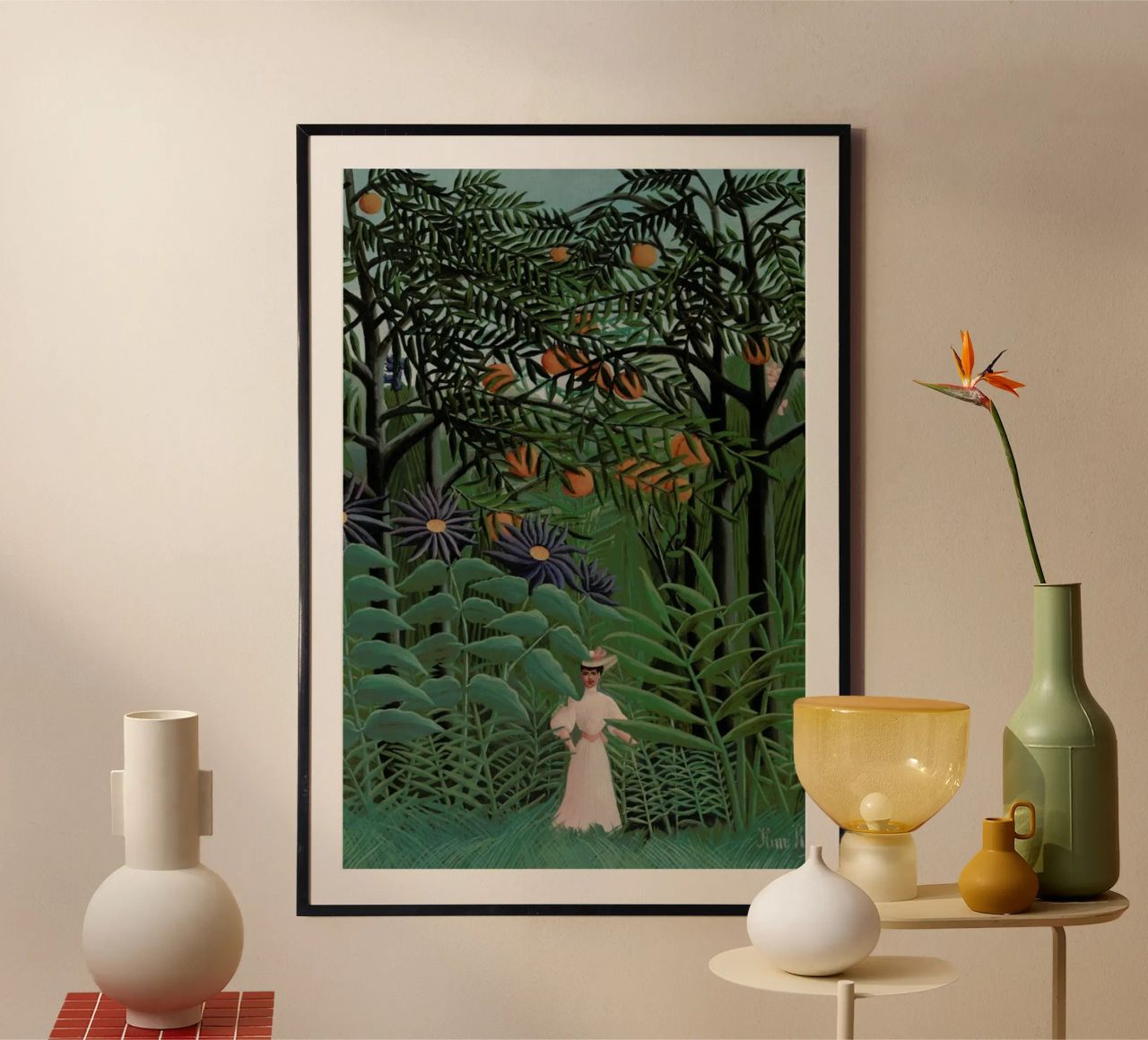 Rousseau - Woman Walking in an Exotic Forest poster da ARTOTHEK