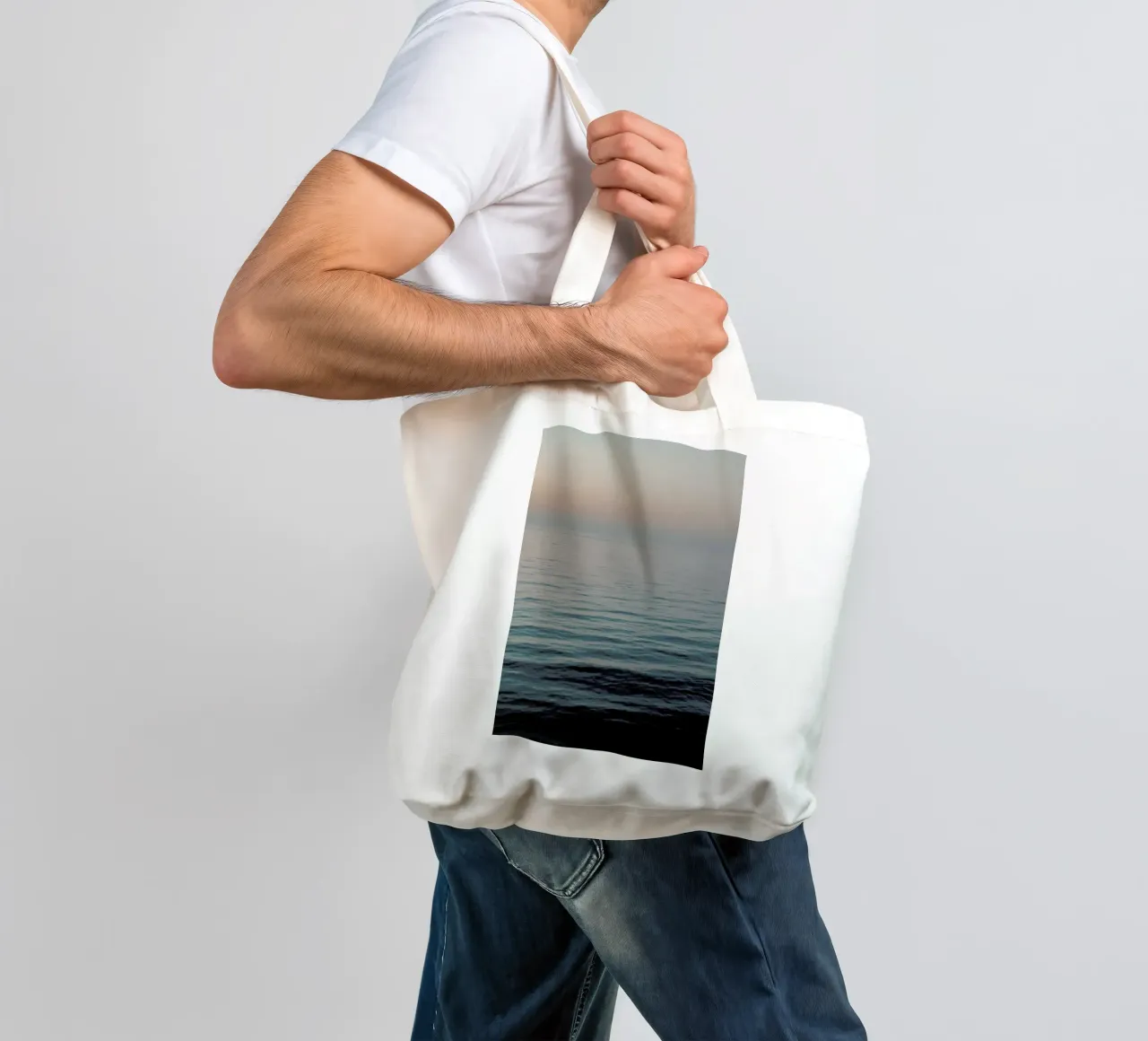 Hazy Water borsa in juta da Sebastian Hilgetag