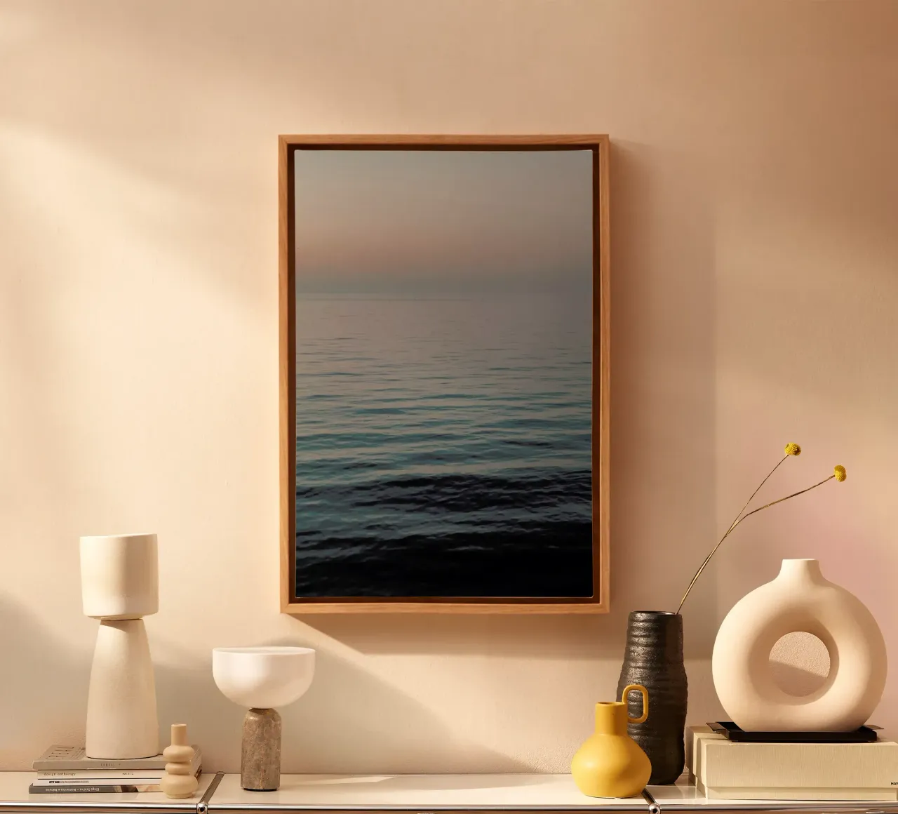 Hazy Water tela con Cornice a cassetta da Sebastian Hilgetag