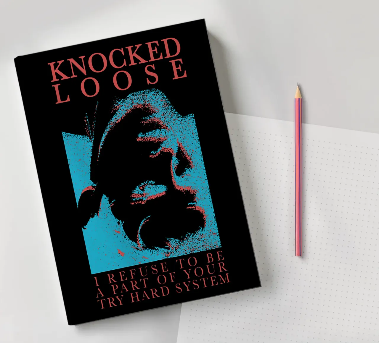 Knocked Loose notebook by Gladysrg