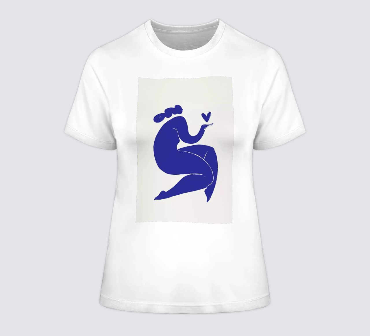 Heart in Hand women's fitted t-shirt by Pure