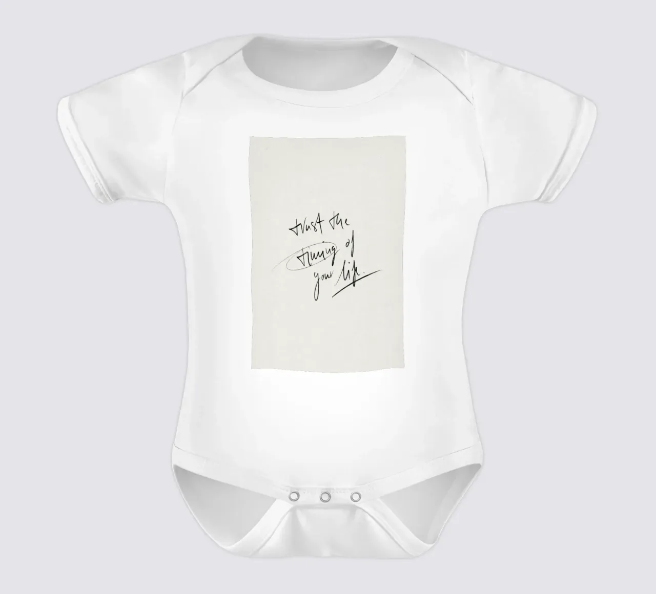 Timing body neonato maniche corte da KRUTH DESIGN