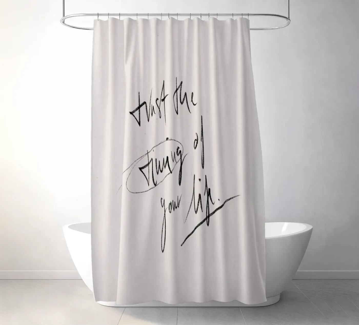 Timing Duschvorhang von KRUTH DESIGN