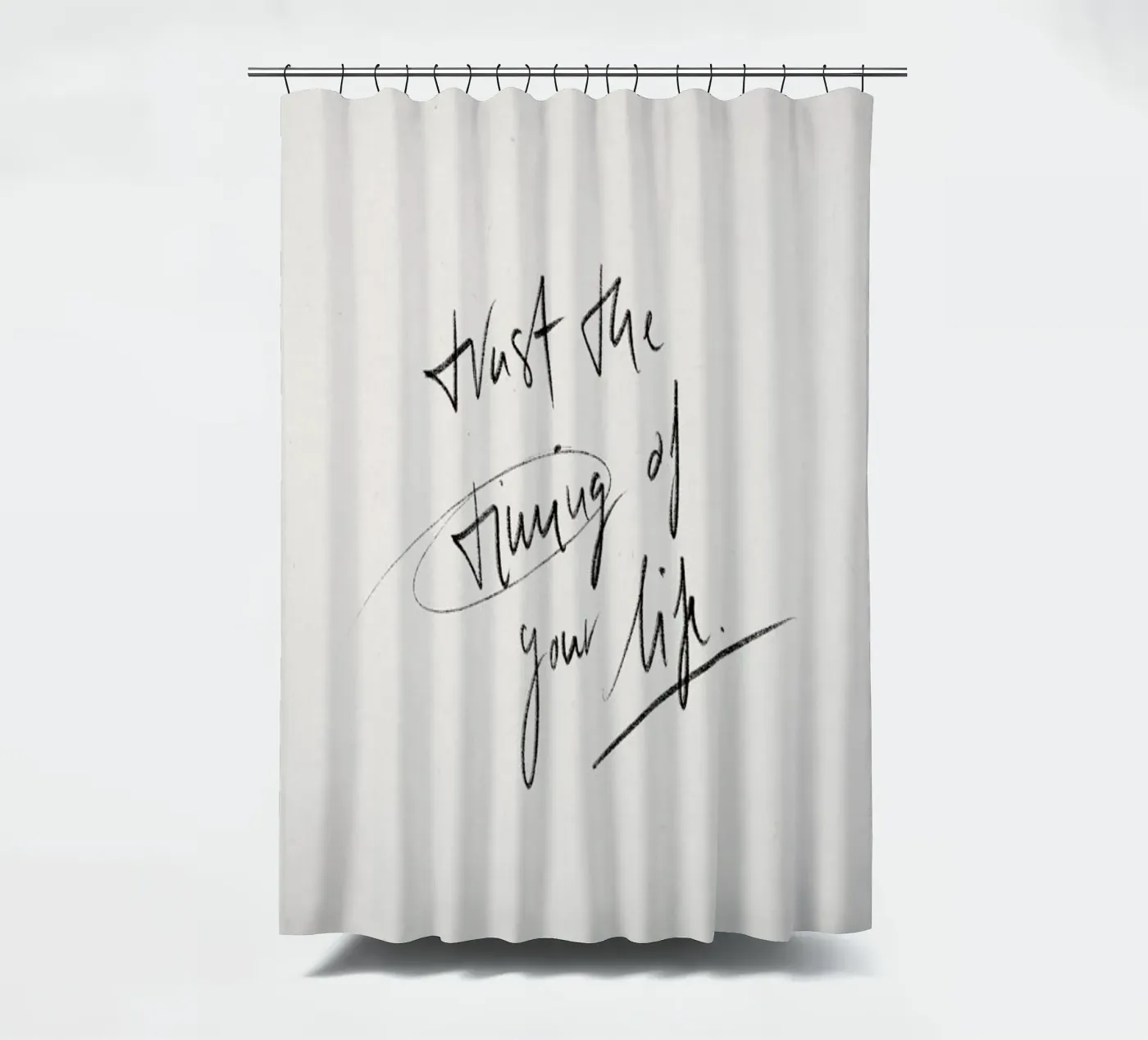 Timing Duschvorhang von KRUTH DESIGN