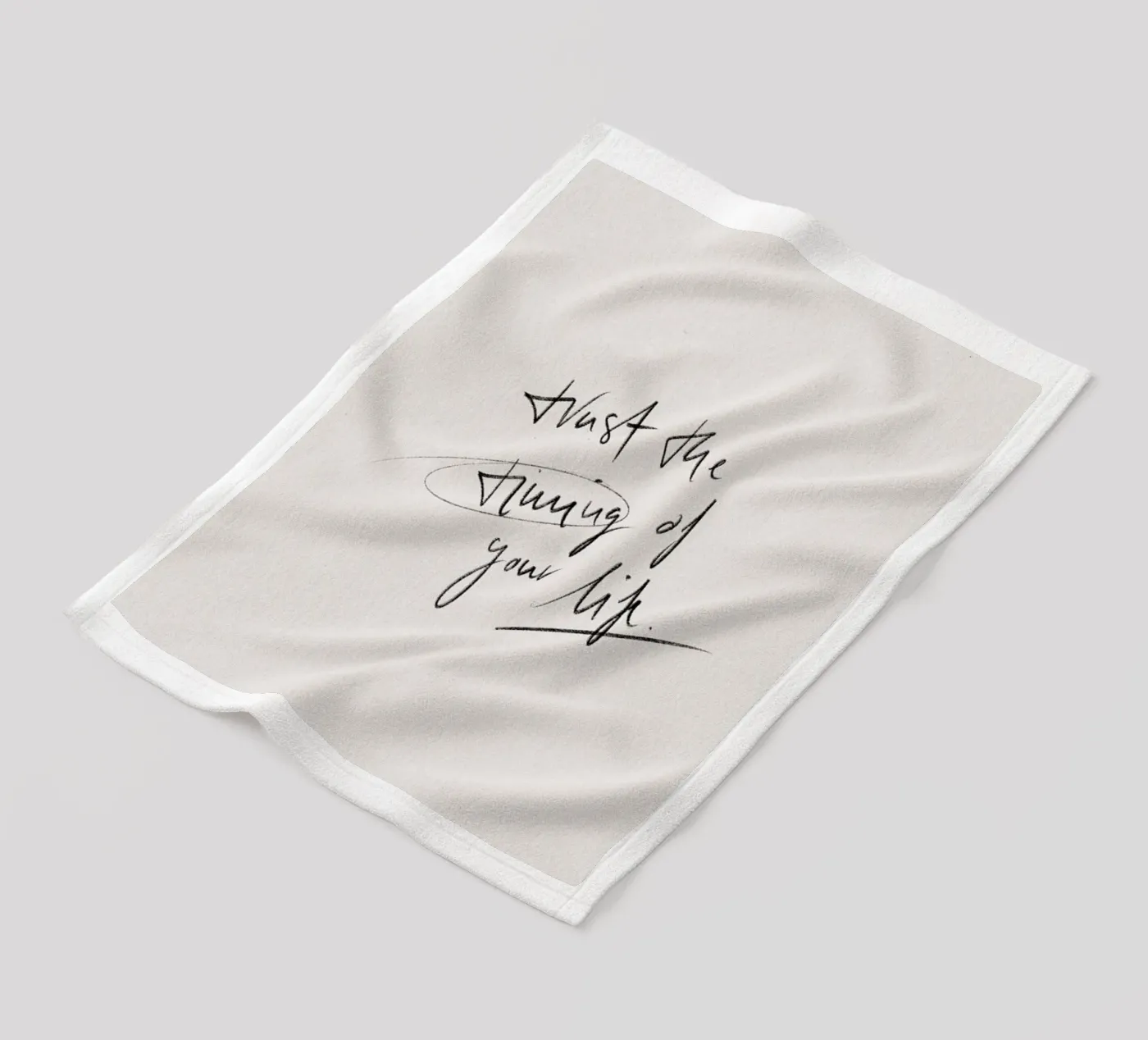 Timing Fleecedecke von KRUTH DESIGN