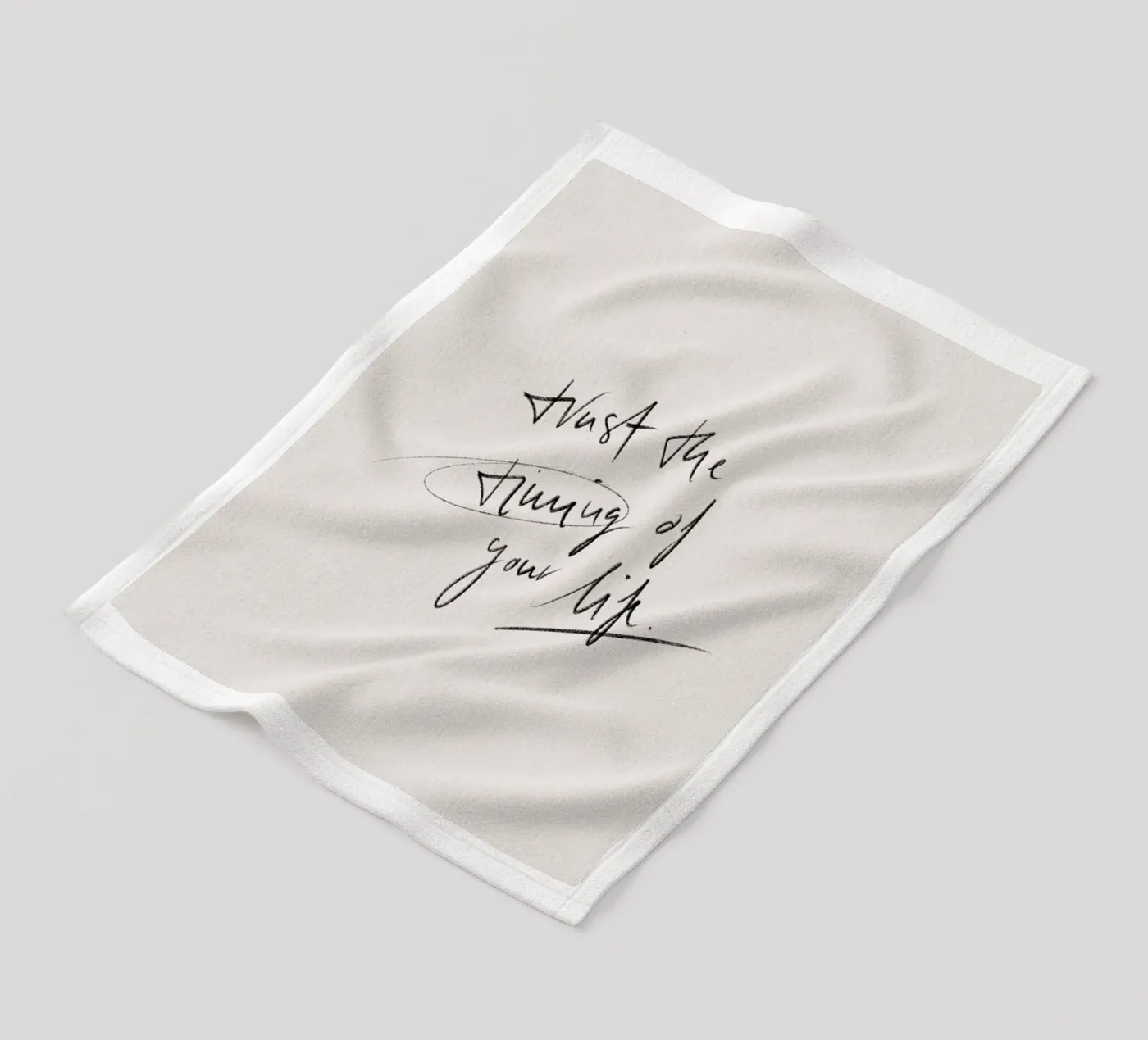 Timing Fleecedecke von KRUTH DESIGN