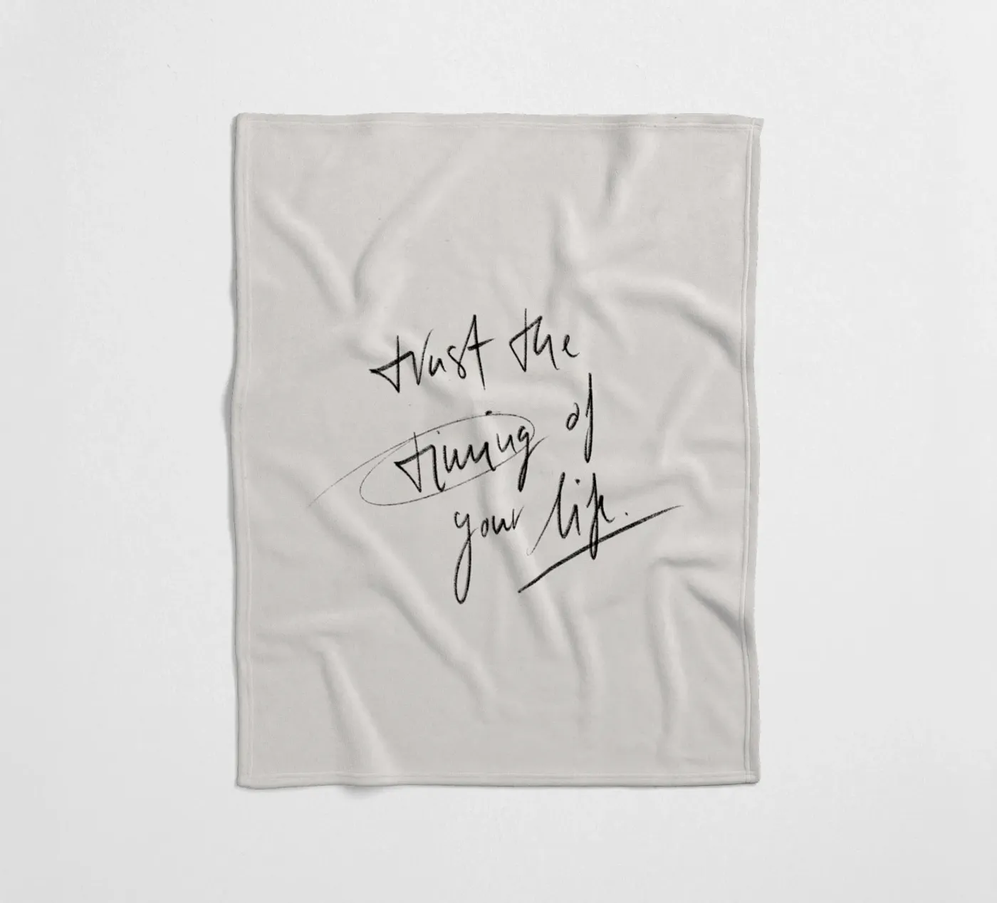 Timing Fleecedecke von KRUTH DESIGN