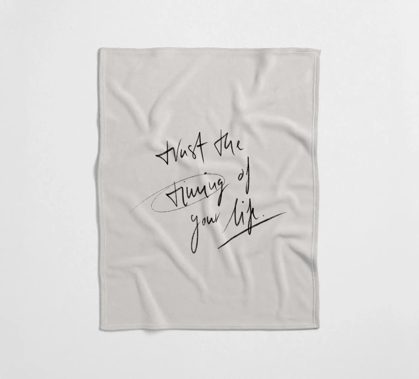 Timing Fleecedecke von KRUTH DESIGN