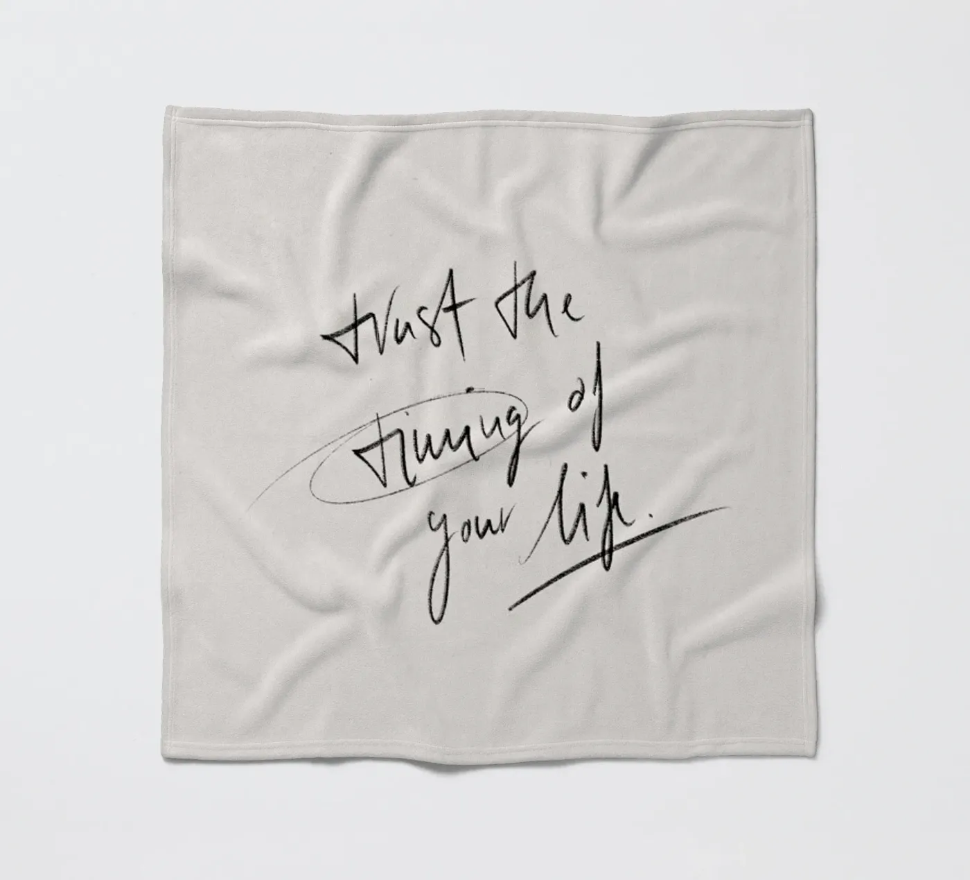 Timing Fleecedecke von KRUTH DESIGN