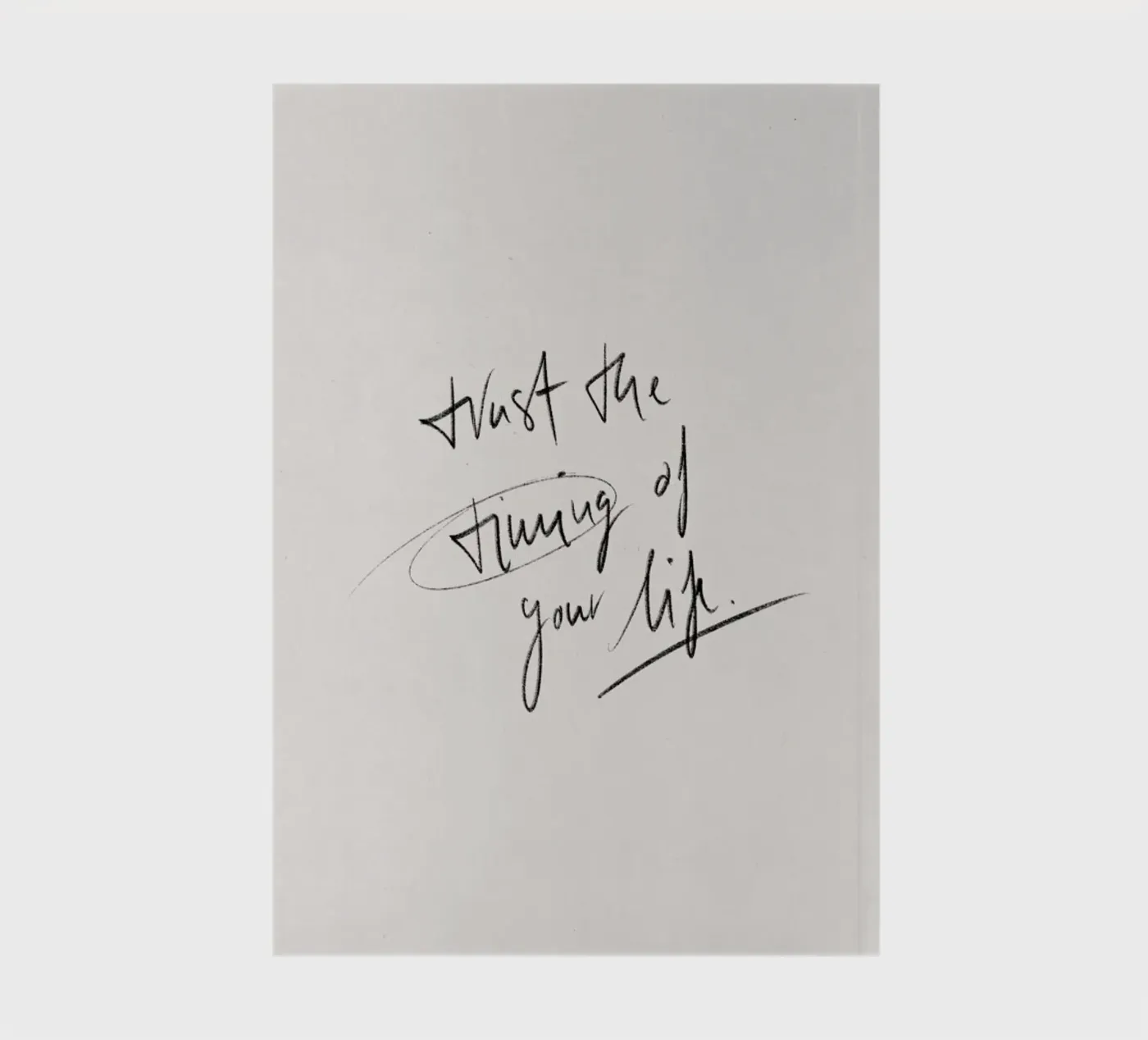 Timing notebook by KRUTH DESIGN