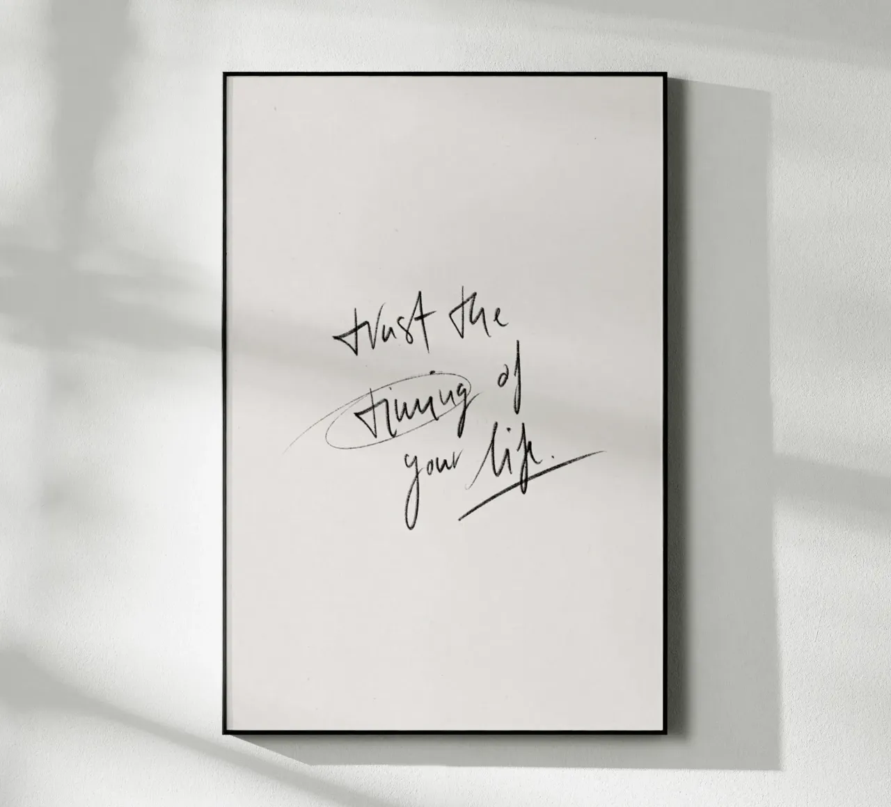 Timing Acryl-Glas von KRUTH DESIGN