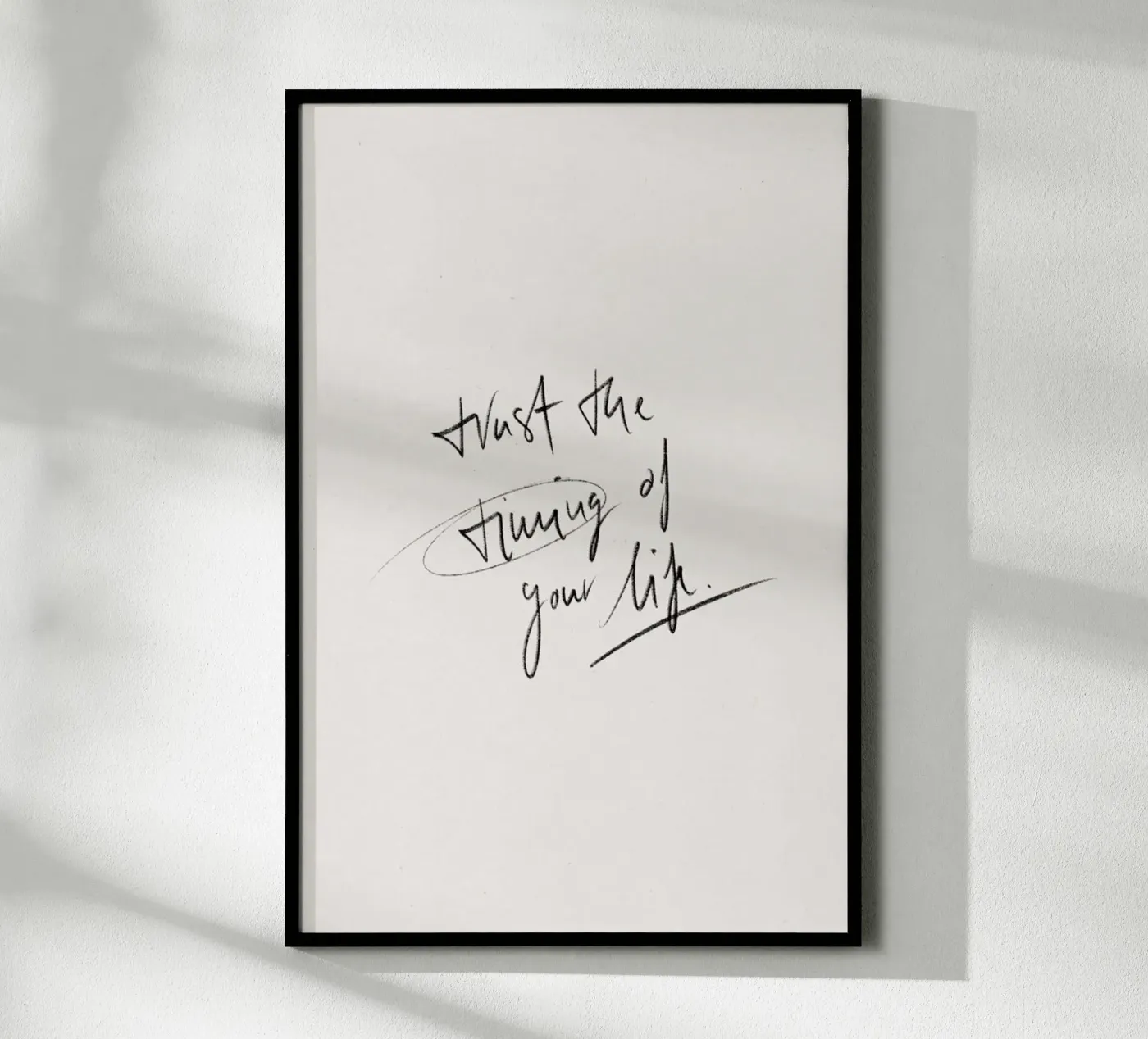 Timing Poster von KRUTH DESIGN