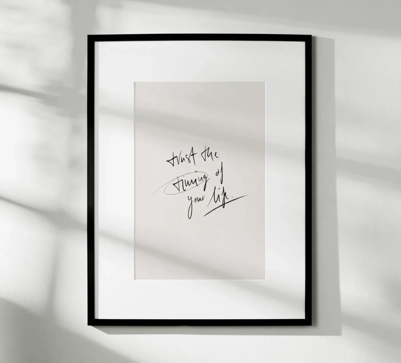 Timing Poster von KRUTH DESIGN